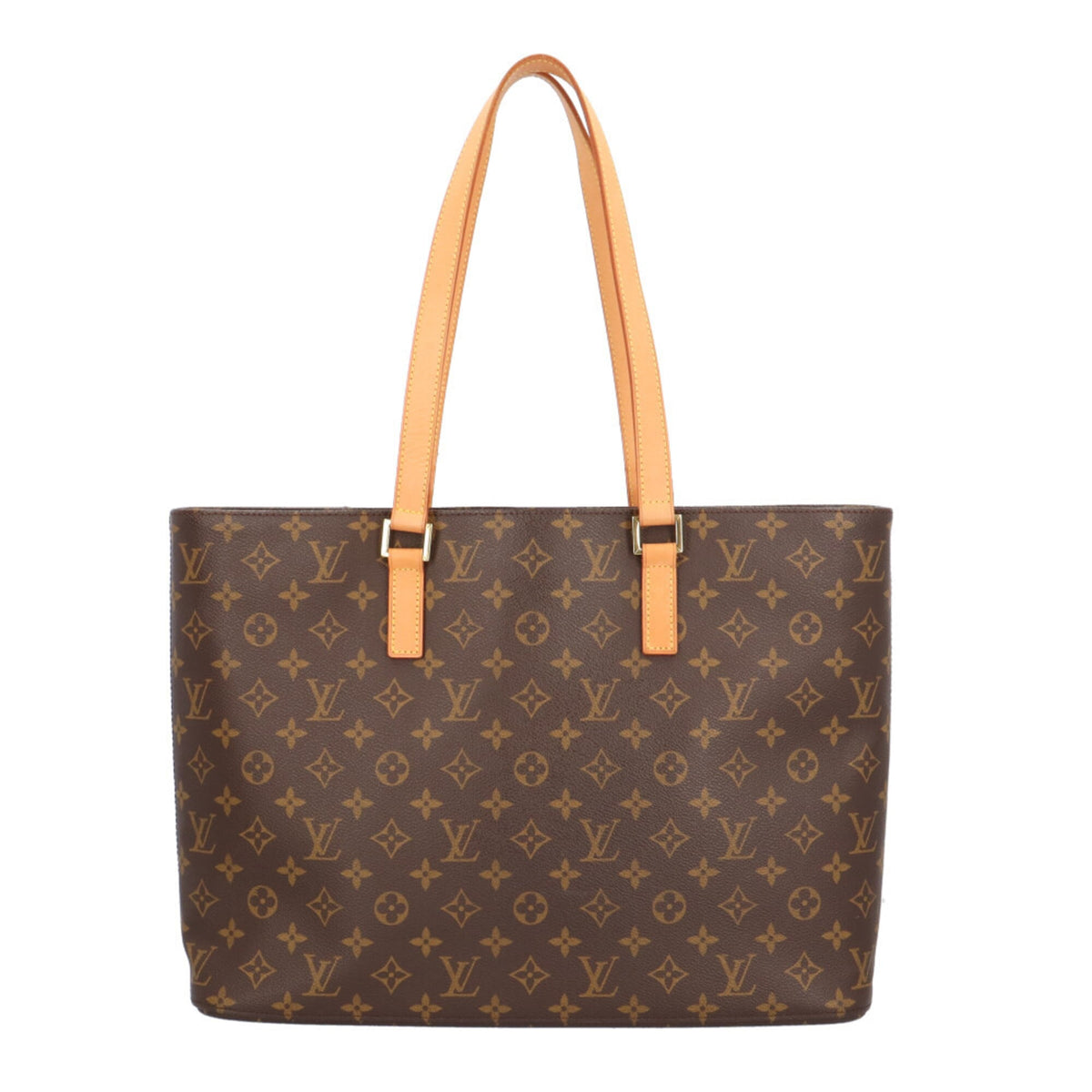 Louis Vuitton Monogram Brown Monogram Canvas Handbag Tote Bag (Pre-Owned)