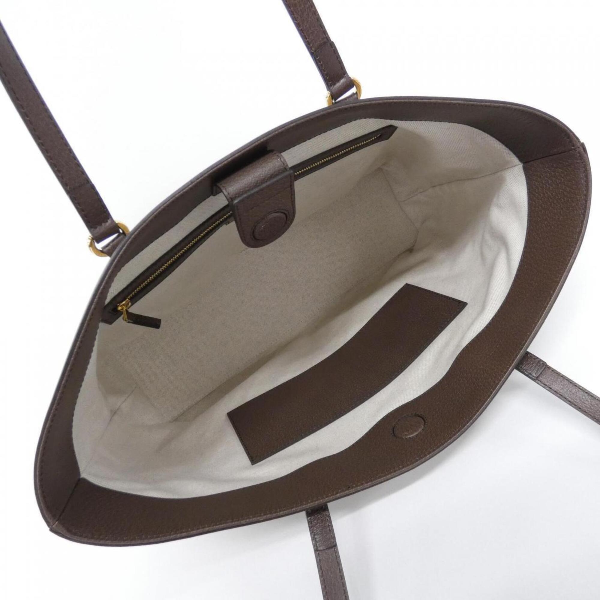 Gucci Gg Canvas Brown Camel Gg Canvas Handbag (Pre-Owned)