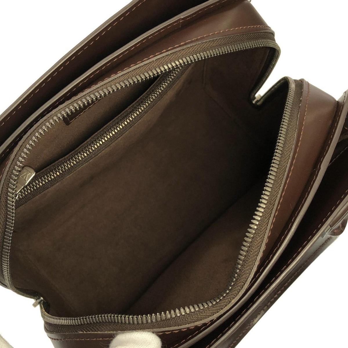 Louis Vuitton Mocha Leather Handbag (Pre-Owned)