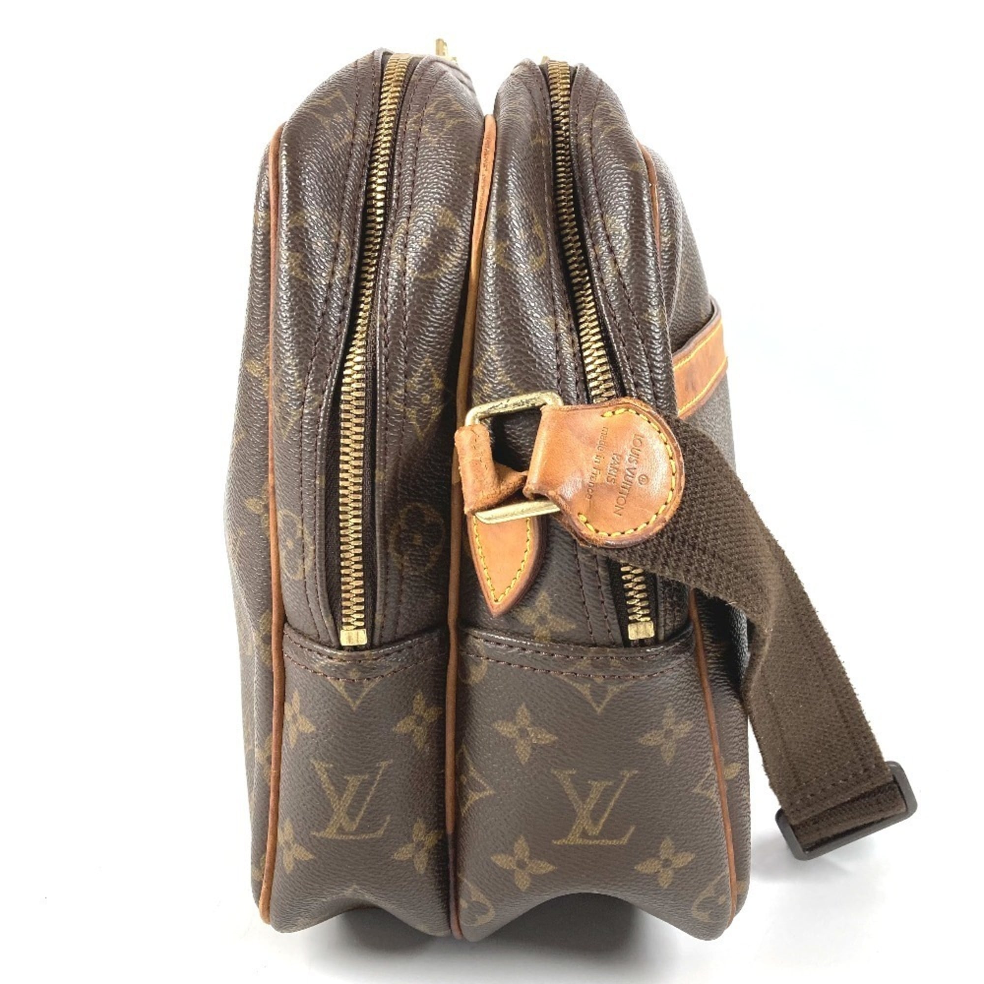 Louis Vuitton Brown Monogram Handbag Pochette Shoulder Bag (Pre-Owned)