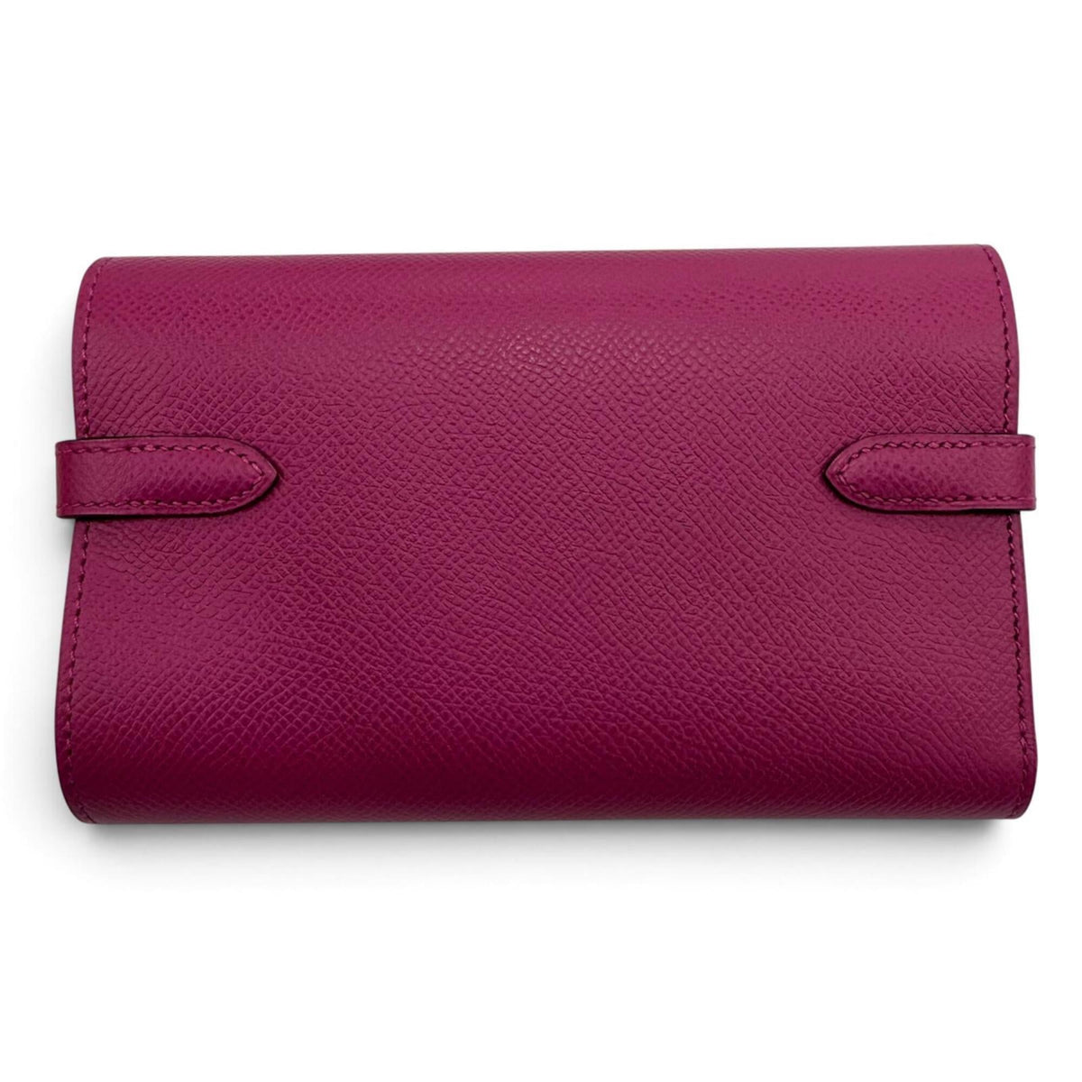 Hermes Rose Purple Epsom Leather Wallet (Tri-Fold) (Pre-Owned)
