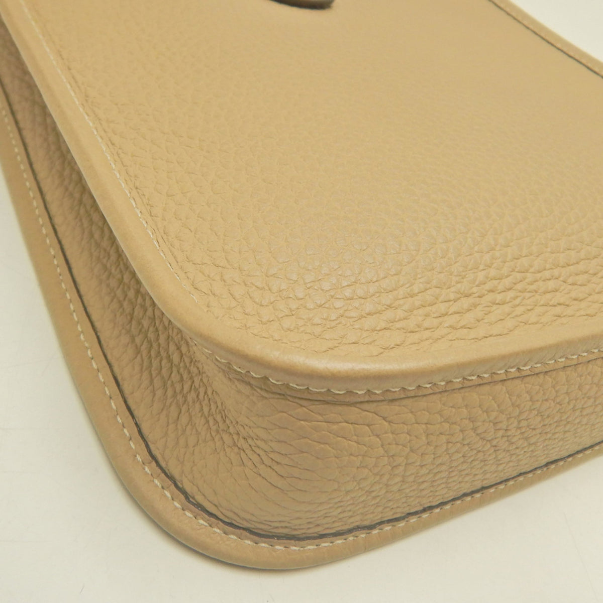 Hermes Brown Taurillon Clemence Leather Shoulder Bag (Pre-Owned)