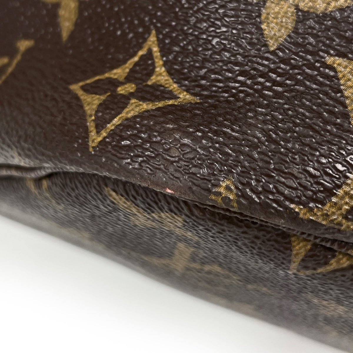 Louis Vuitton Brown Rose Velours Monogram Tote Bag (Pre-Owned)