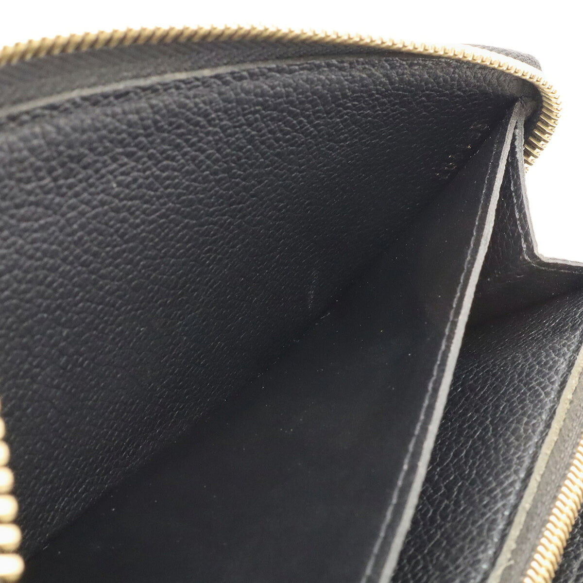 Louis Vuitton Noir Monogram Empreinte Leather Long Wallet (Bi-Fold) (Pre-Owned)