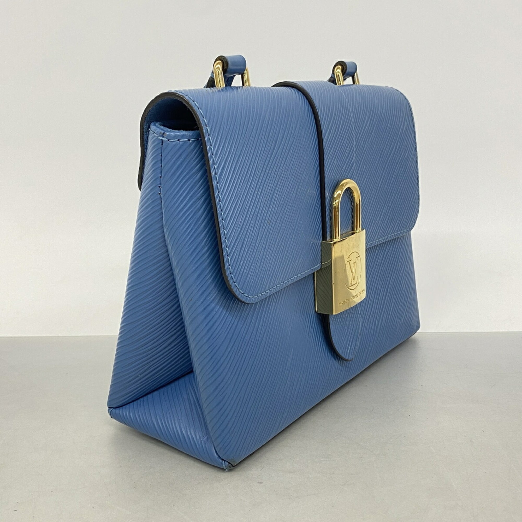 Louis Vuitton Blue Jean Handbag (Pre-Owned)