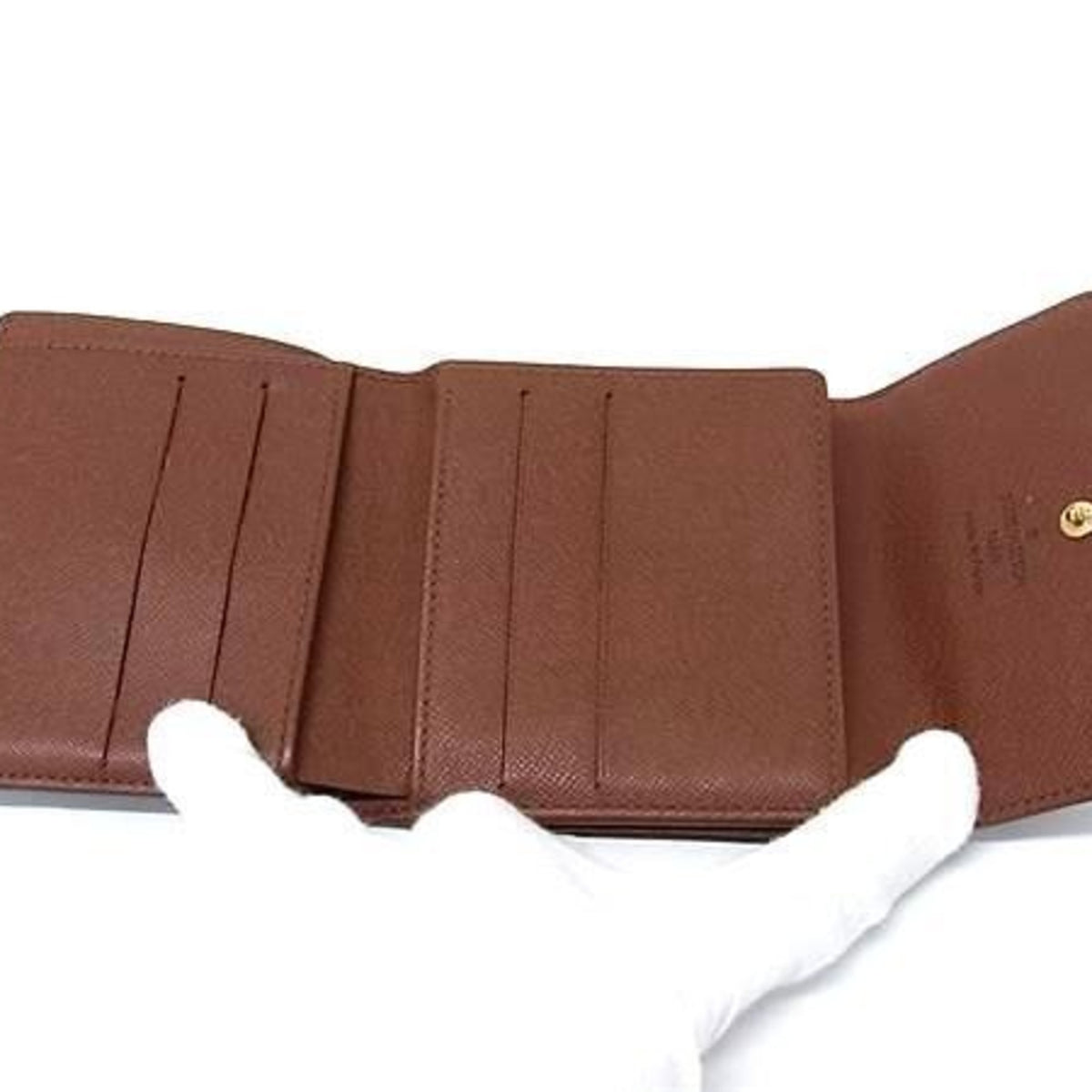 Louis Vuitton Monogram Brown Monogram Wallet (Tri-Fold) (Pre-Owned)