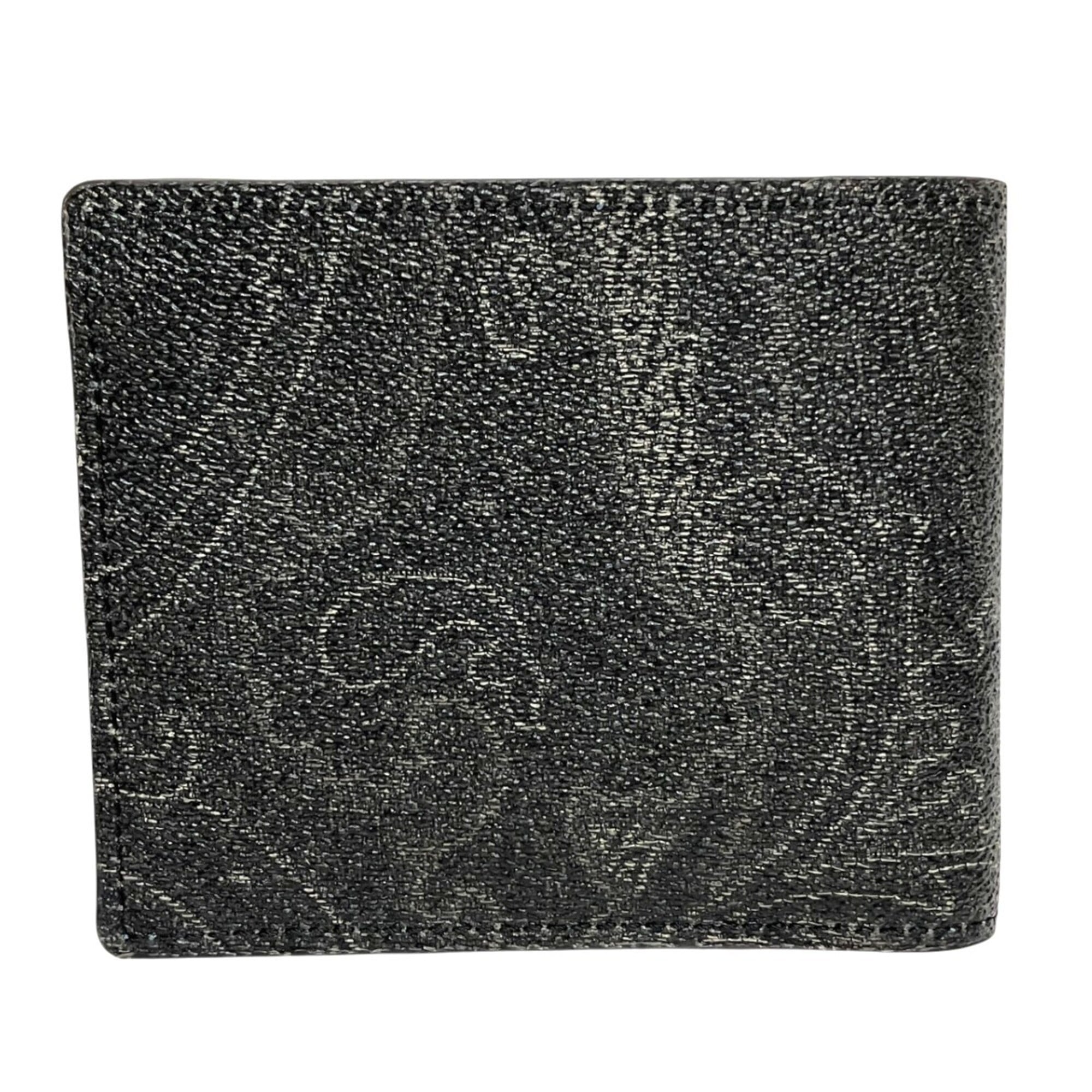 Etro Gray Pvc Leather Wallet (Bi-Fold) (Pre-Owned)