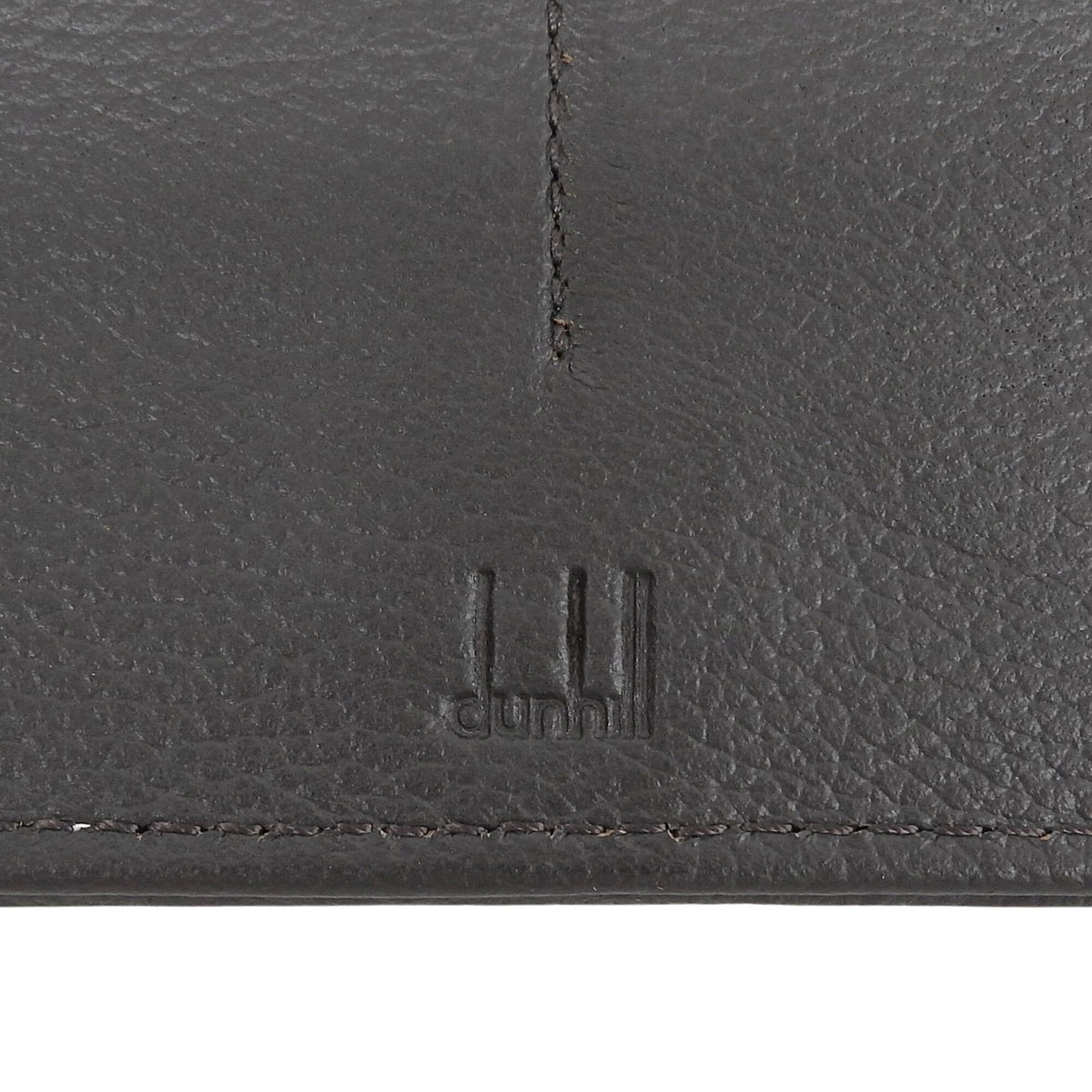 Dunhill Dark Brown Pvc Leather Long Wallet (Bi-Fold) (Pre-Owned)