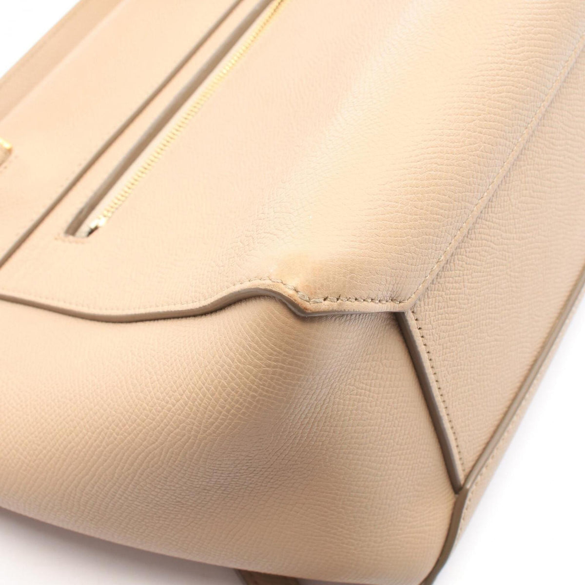 Celine Beige Leather Handbag (Pre-Owned)