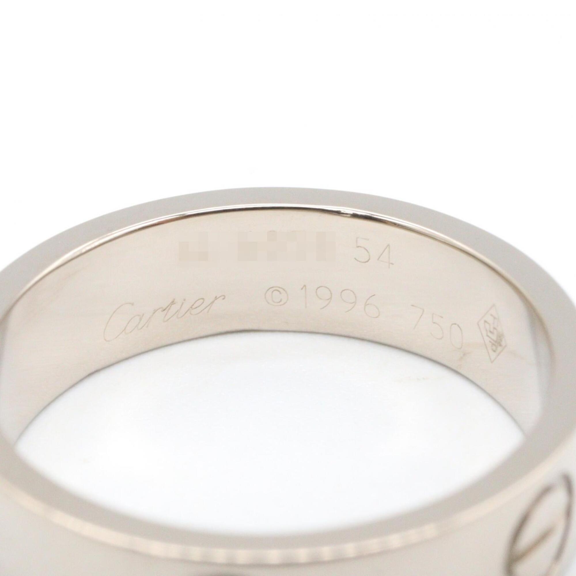 Cartier White Gold White Gold (18K) Band Ring (Pre-Owned)