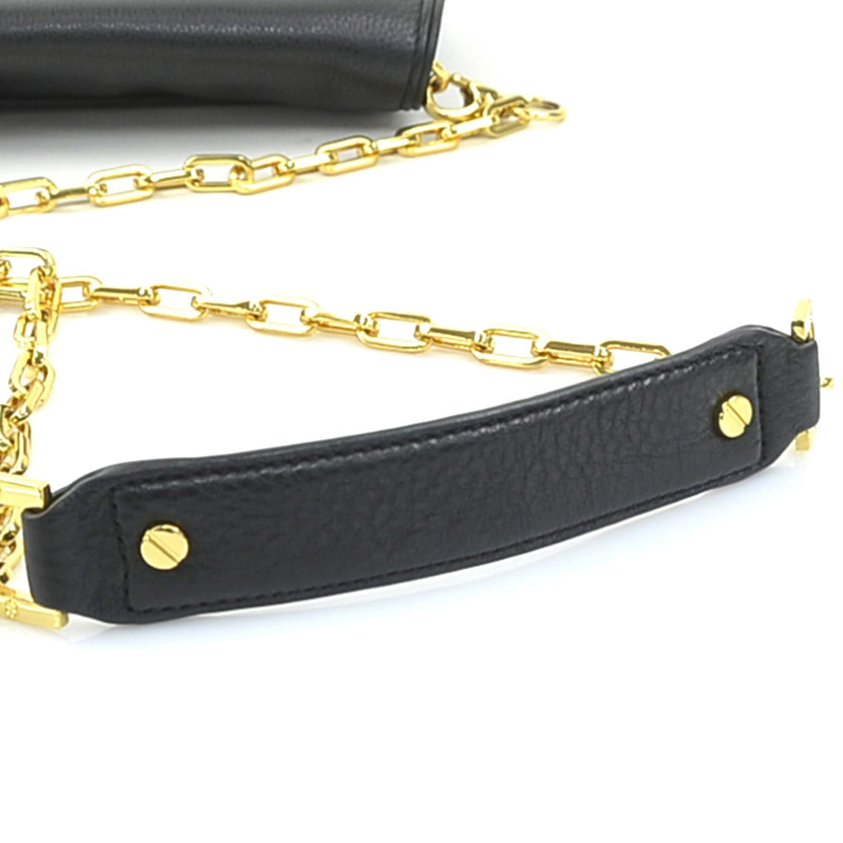 Tory Burch Black Leather Shoulder Bag (Pre-Owned)