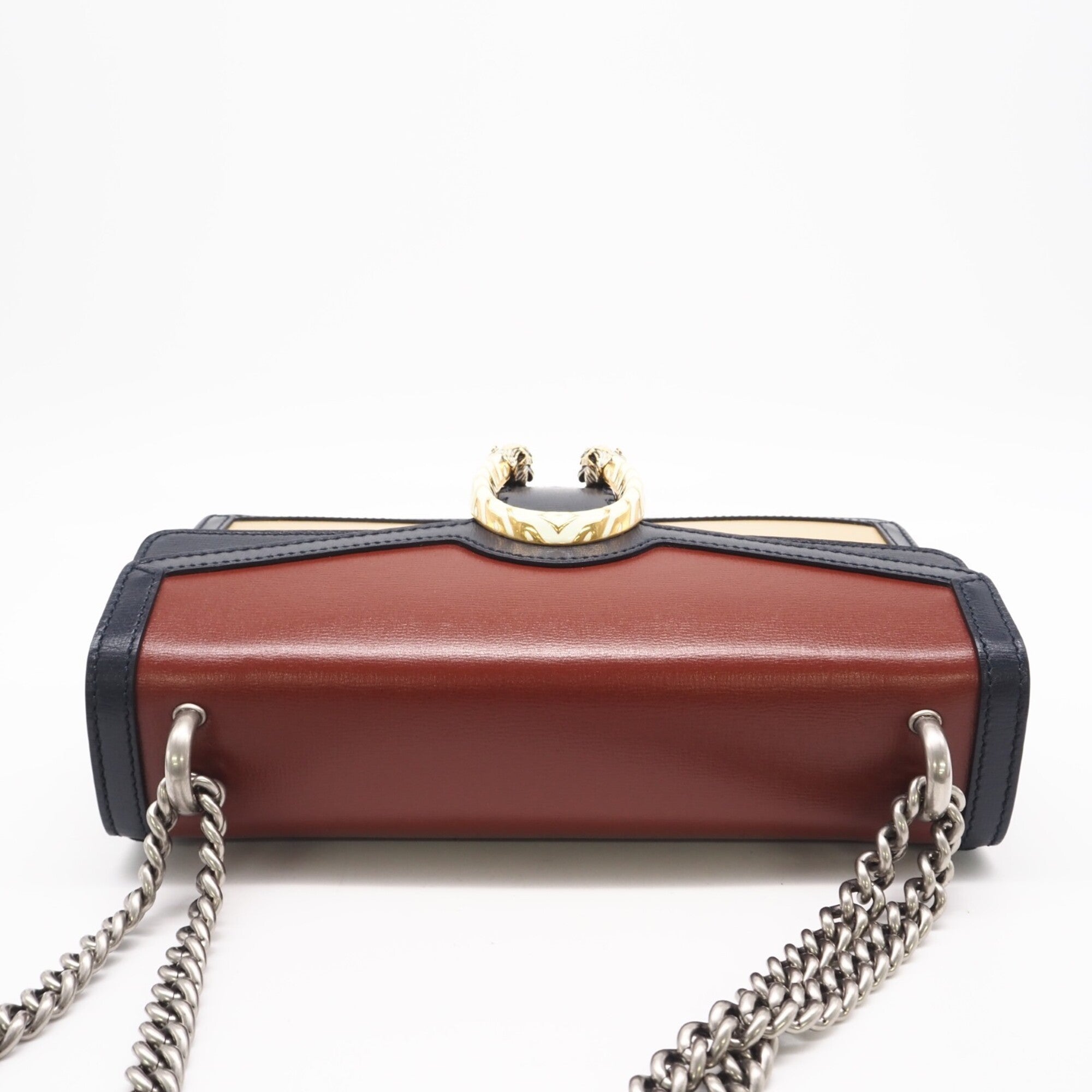 Gucci Multi-Color Leather Chain/Shoulder Wallet (Pre-Owned)