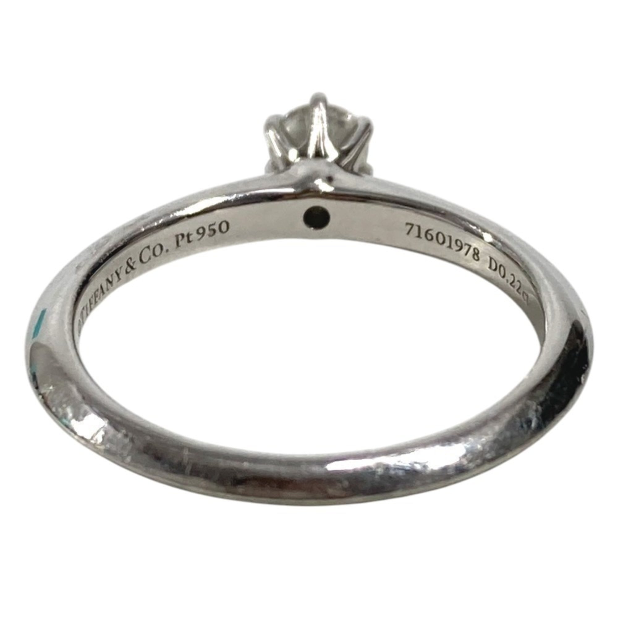 Tiffany Silver Platinum 950 Band Ring (Pre-Owned)