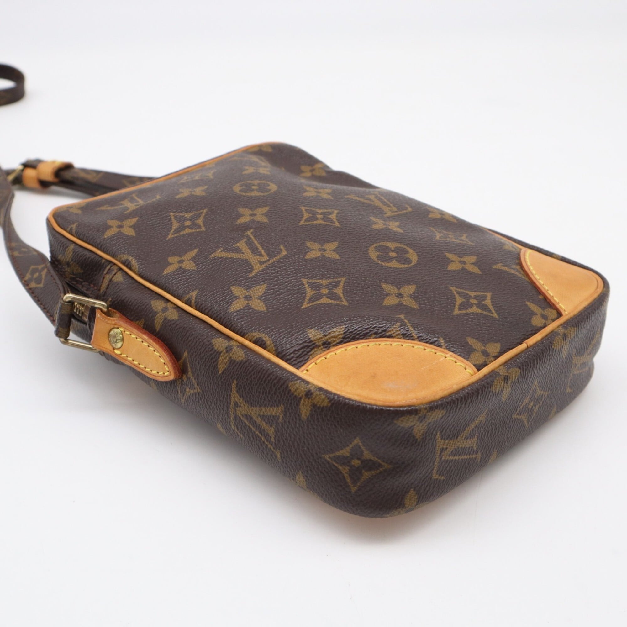 Louis Vuitton Monogram Beige Brown Shoulder Bag (Pre-Owned)