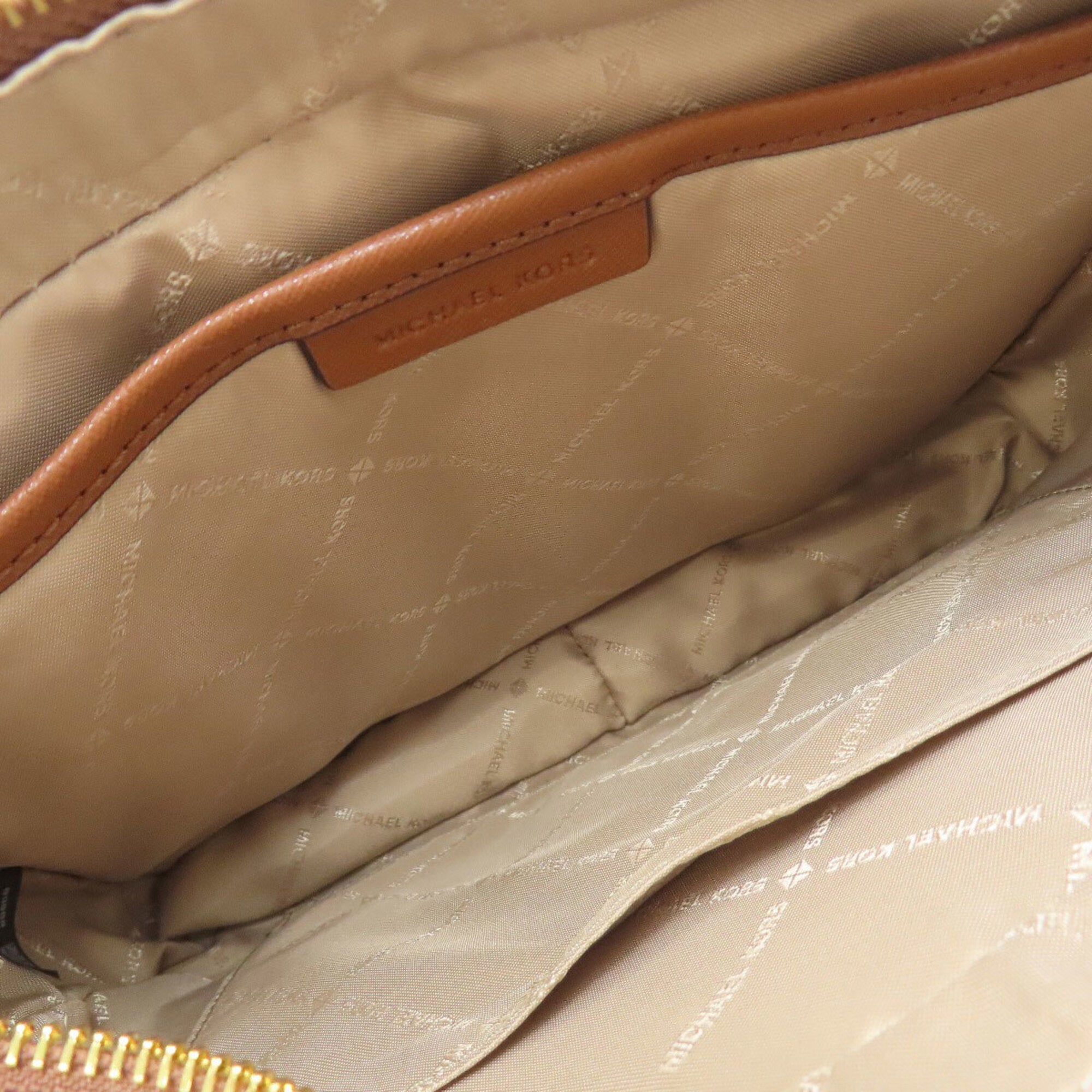 Michael Kors Brown Leather Shoulder Bag (Pre-Owned)