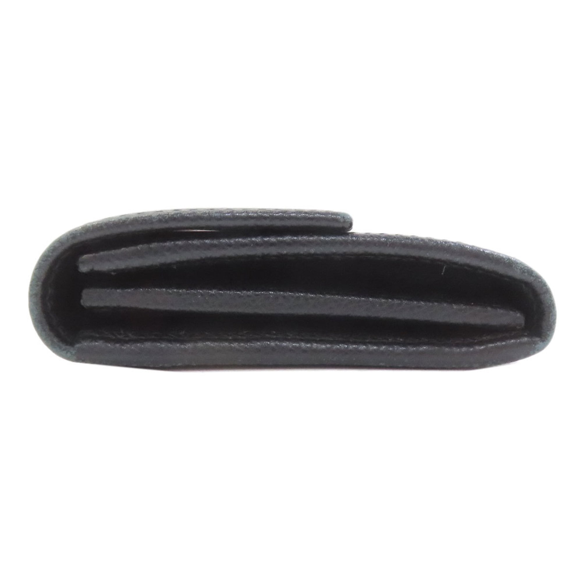 Salvatore Ferragamo Black Leather Long Wallet (Bi-Fold) (Pre-Owned)