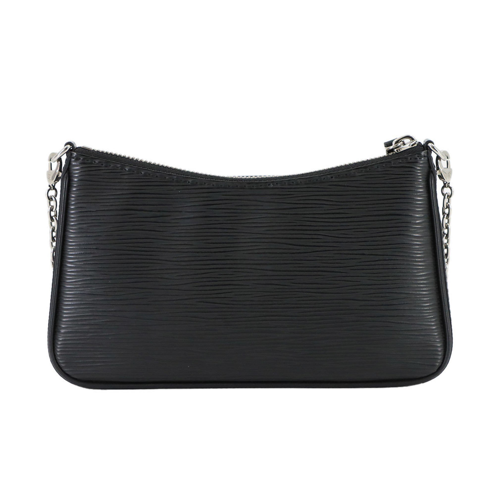 Louis Vuitton Noir Epi Leather Handbag Shoulder Bag (Pre-Owned)