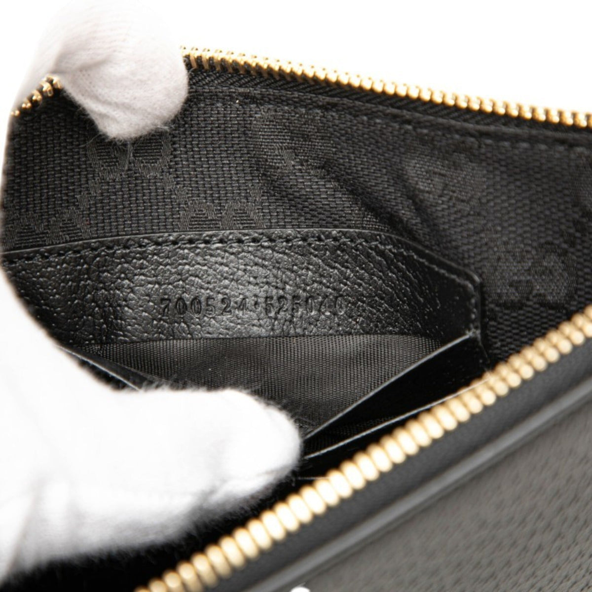 Gucci Black Leather Clutch Bag (Pre-Owned)