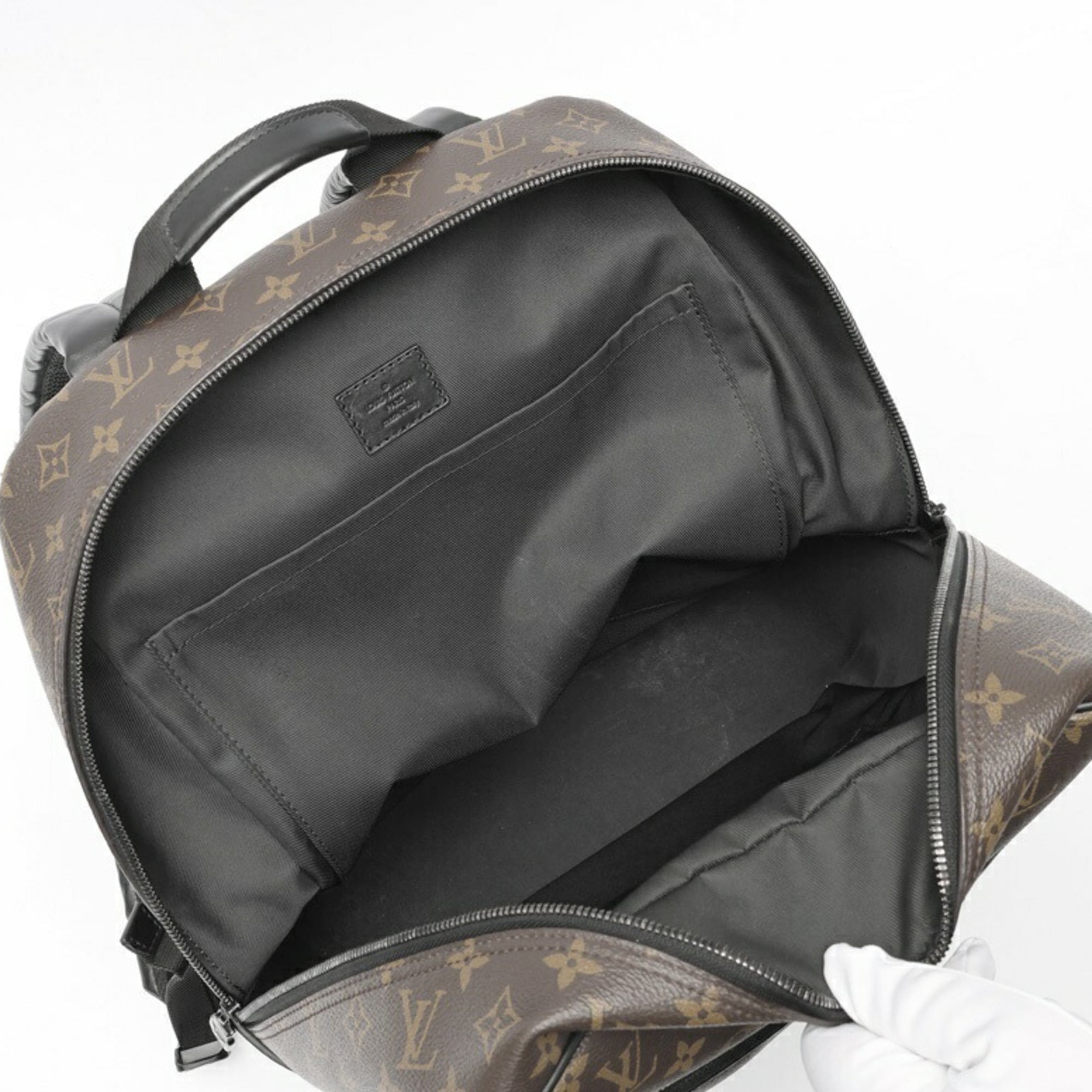 Louis Vuitton Monogram Macassar Black Monogram Macassar Backpack (Pre-Owned)