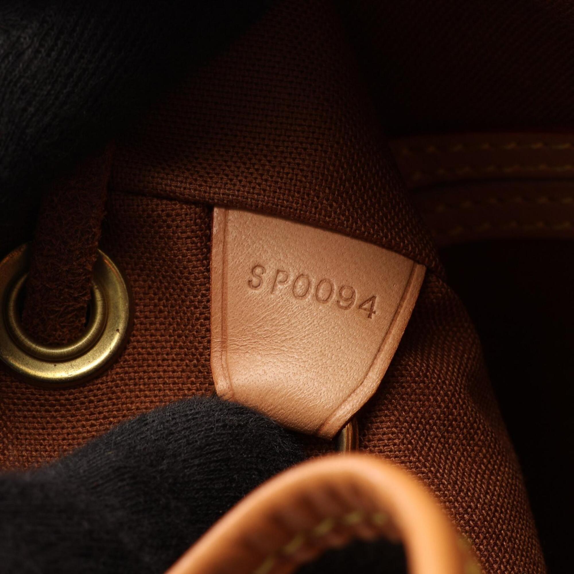 Louis Vuitton Brown Pvc Leather Backpack Handbag (Pre-Owned)