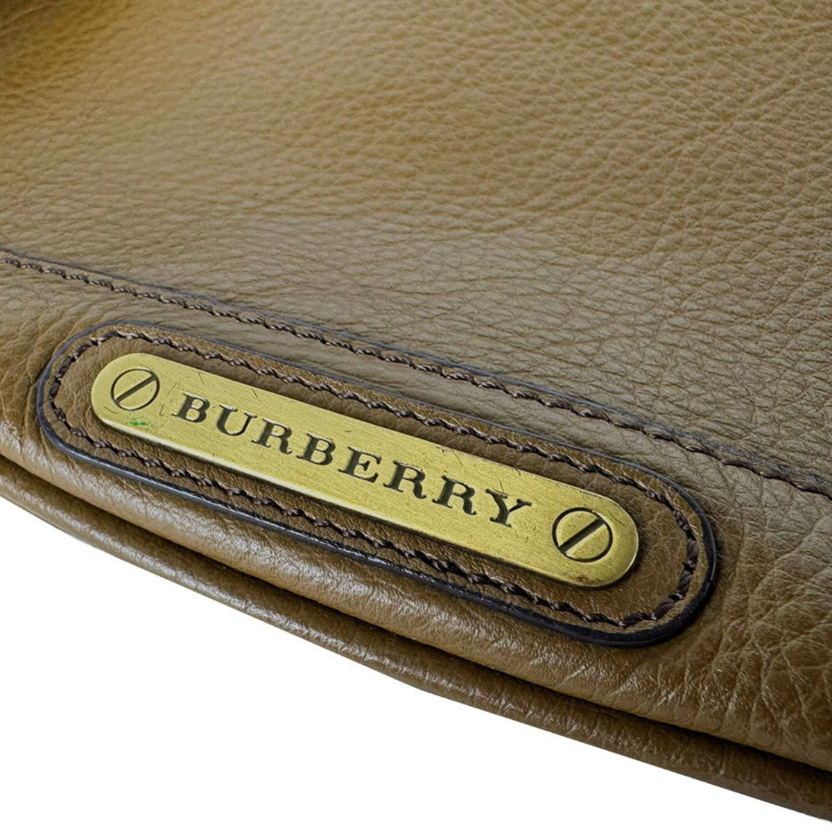 Burberry Brown Leather Handbag (Pre-Owned)