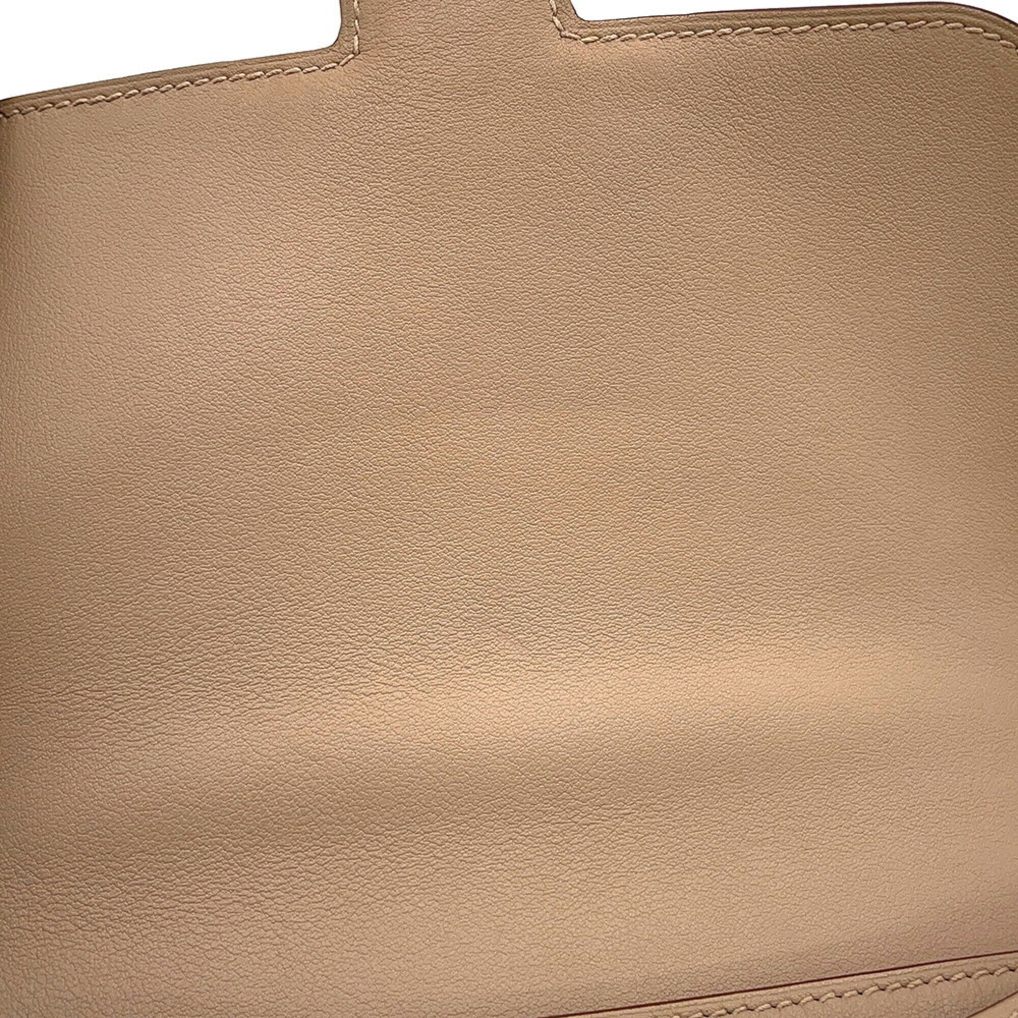 Hermes Argile Swift Leather Shoulder Bag (Pre-Owned)