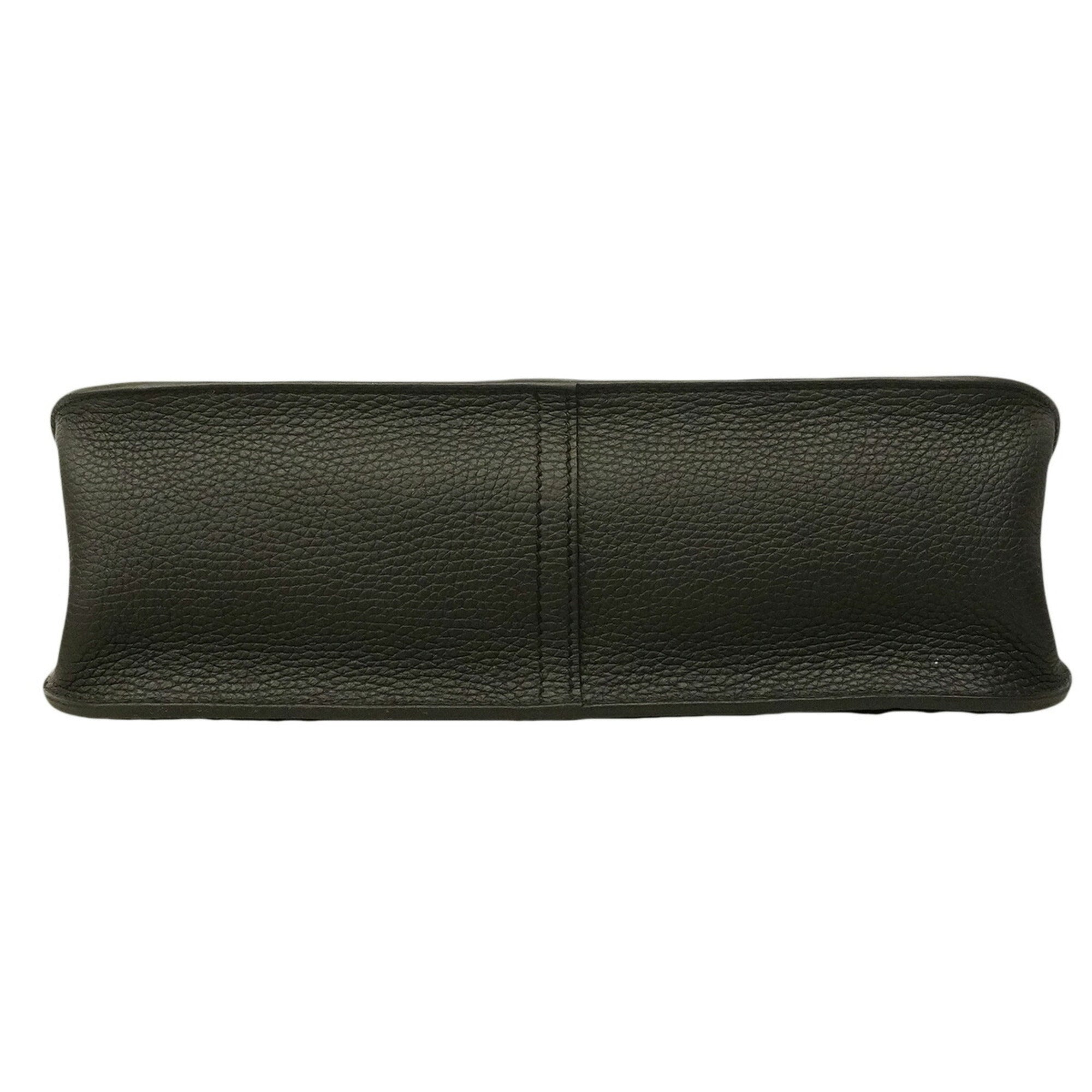 Hermes Black Taurillon Clemence Leather Handbag (Pre-Owned)