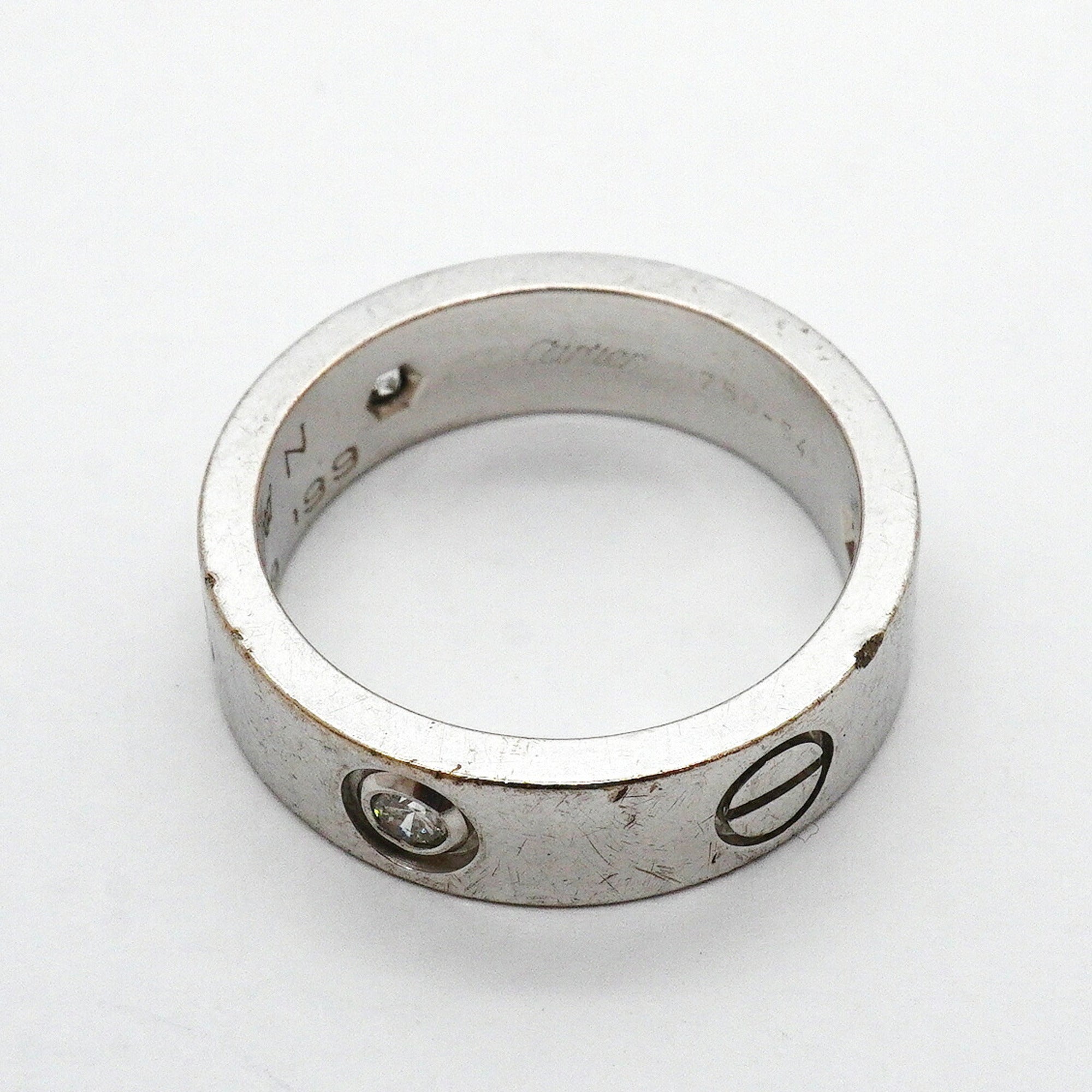 Cartier White Gold (18K) Band Ring (Pre-Owned)