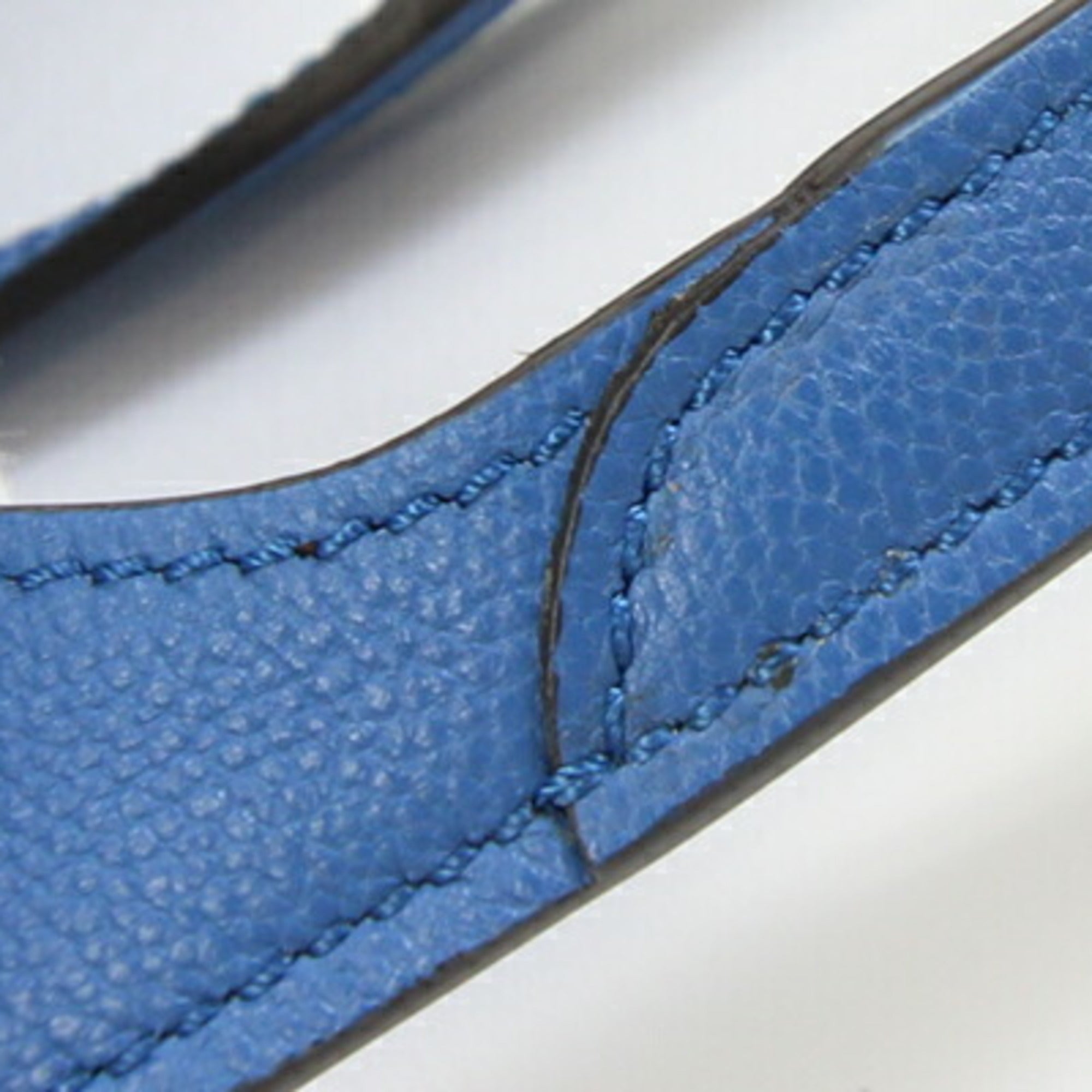 Tod's Blue Leather Handbag Shoulder Bag (Pre-Owned)