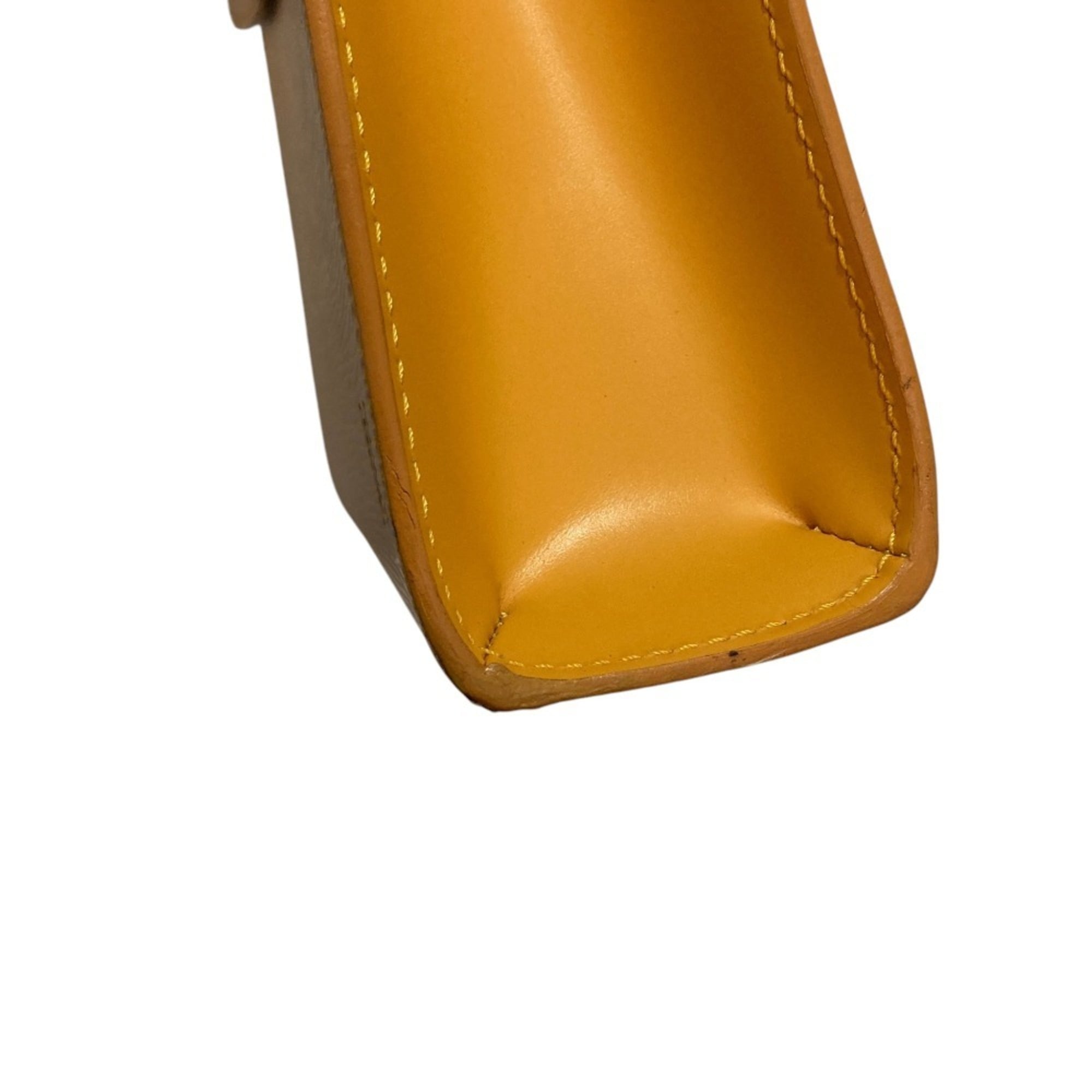 Louis Vuitton Jaune Yellow Epi Leather Handbag (Pre-Owned)