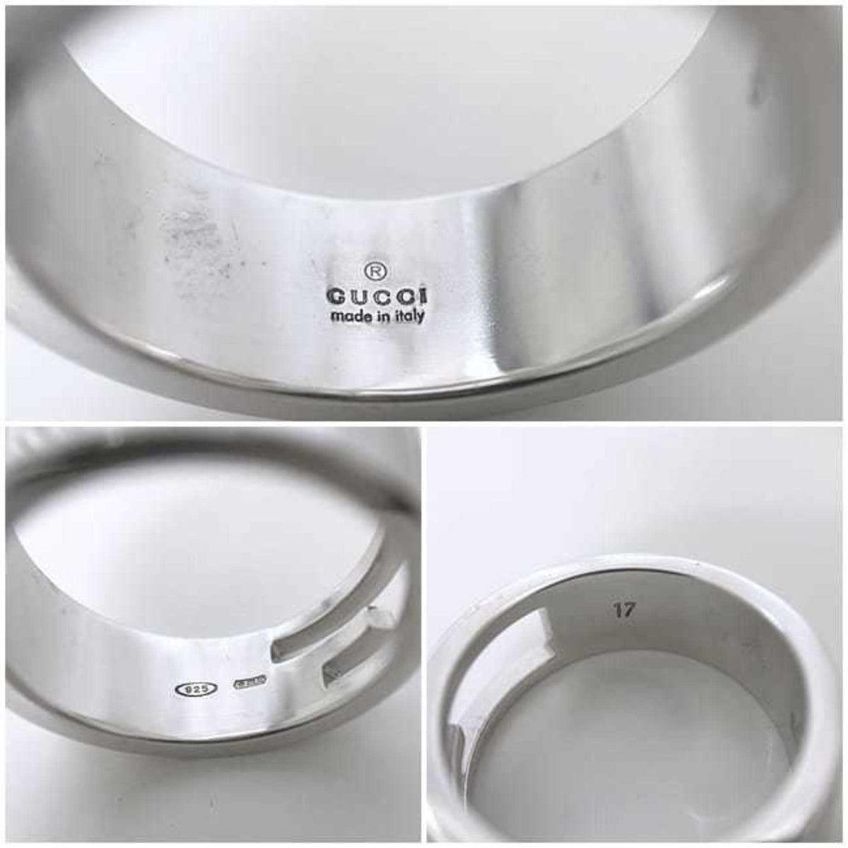 Gucci Silver 925 Band Ring (Pre-Owned)