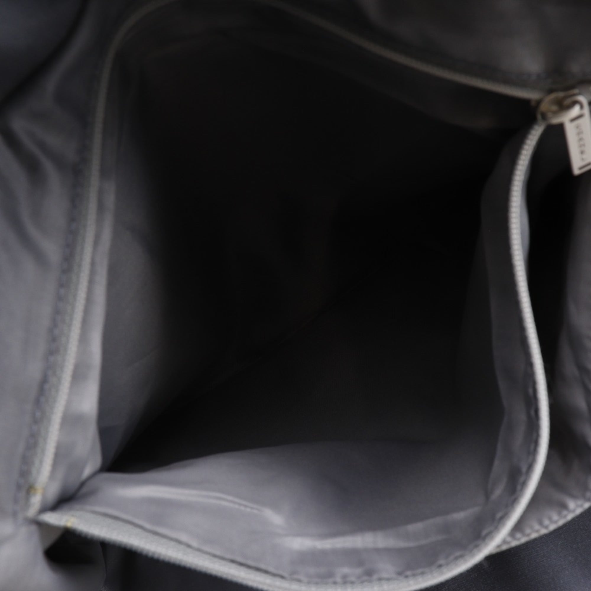 Chanel Sport Gray Nylon Tote Bag (Pre-Owned)