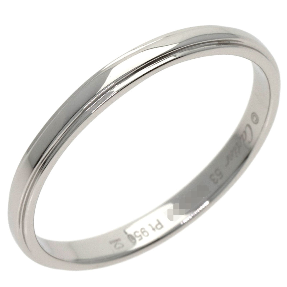 Cartier Platinum 950 Band Ring (Pre-Owned)