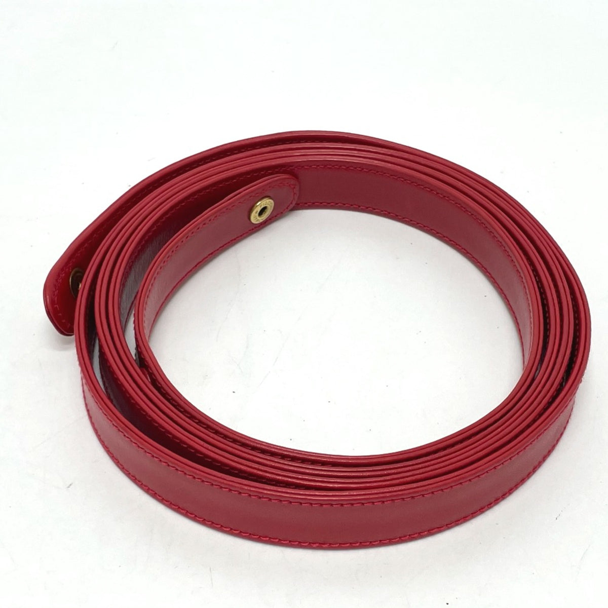 Gucci Red Leather Shoulder Bag (Pre-Owned)