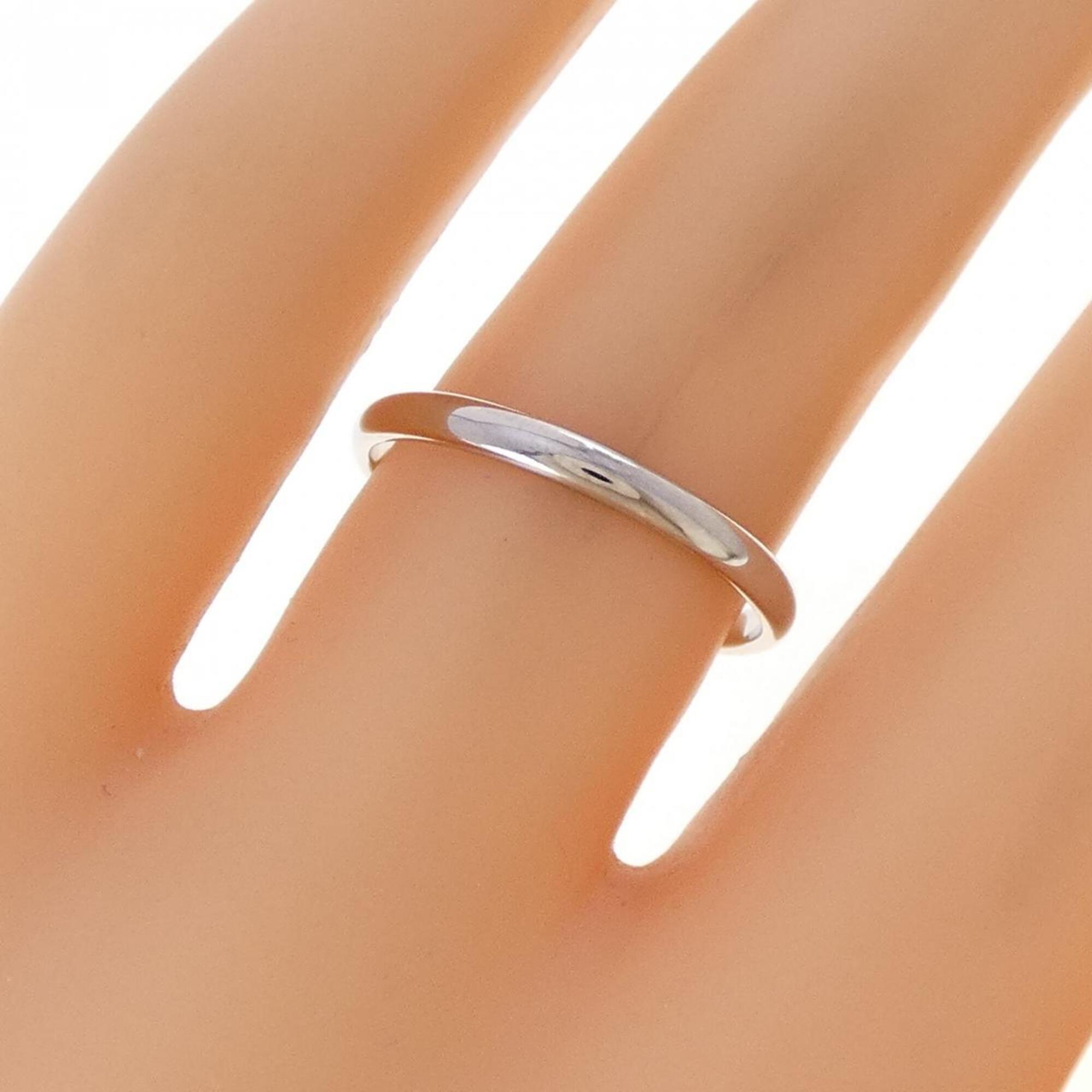 Tiffany Platinum Platinum 950 Band Ring (Pre-Owned)