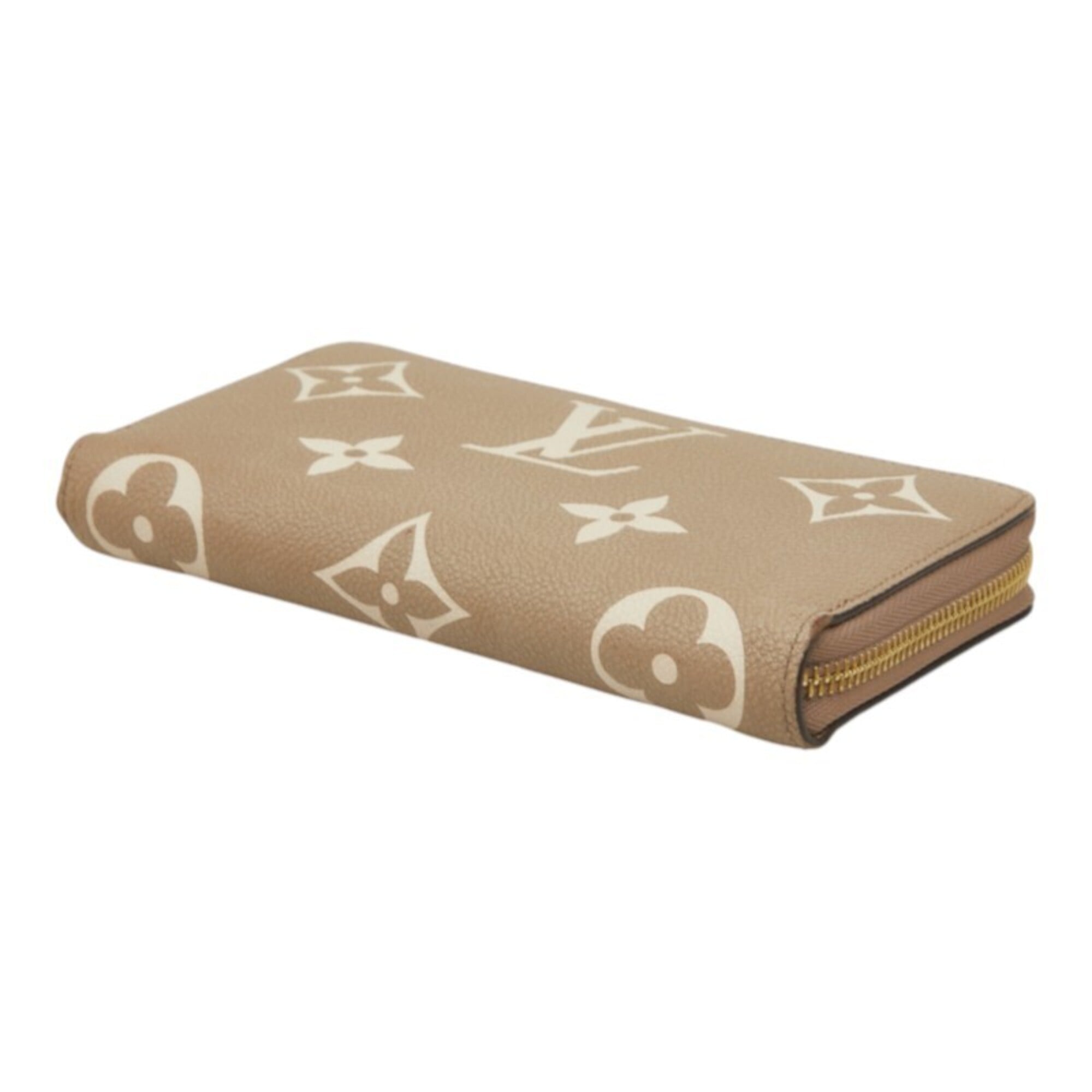 Louis Vuitton Beige Bicolor Monogram Leather Coin Purse/Coin Case (Pre-Owned)
