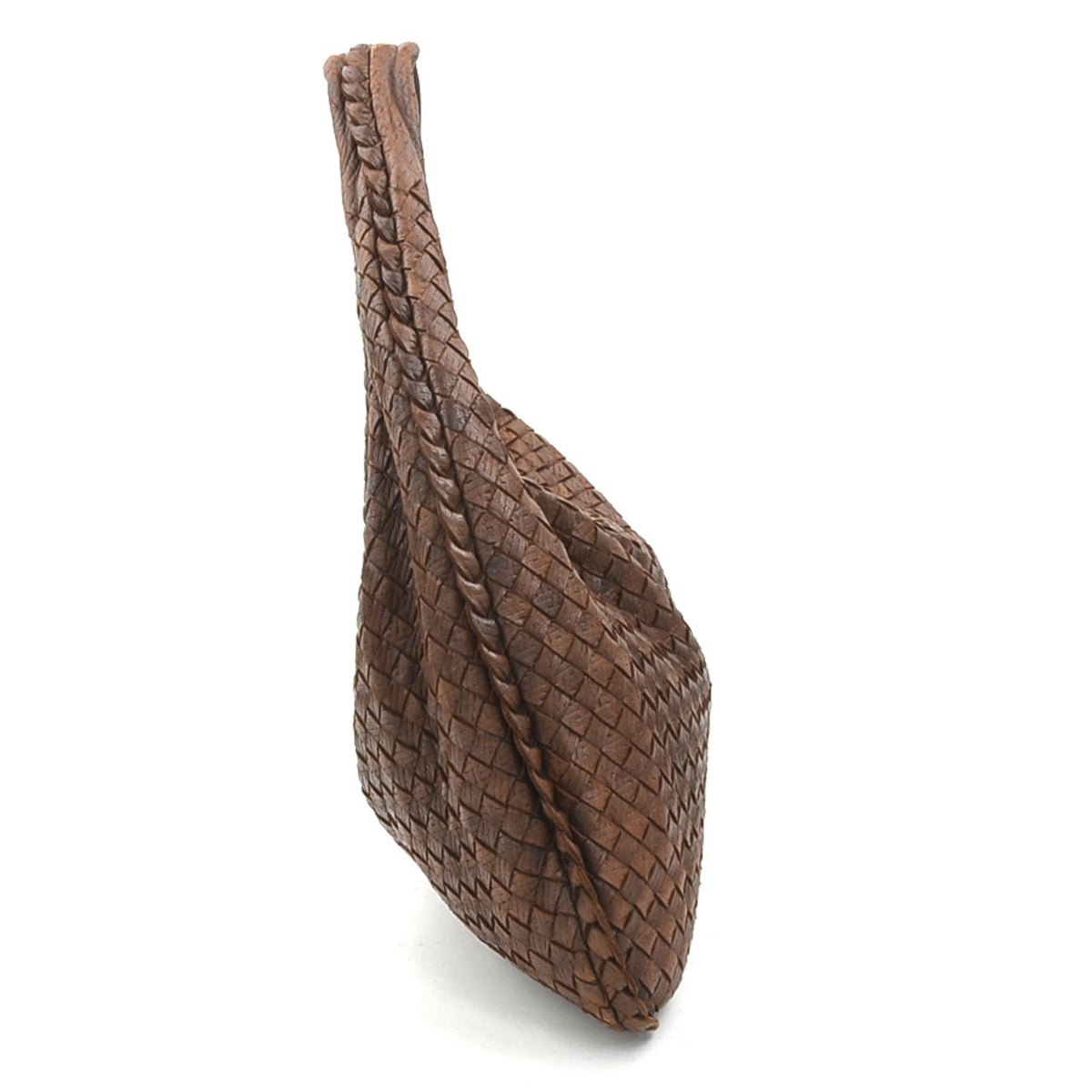 Bottega Veneta Brown Intrecciato Shoulder Bag (Pre-Owned)