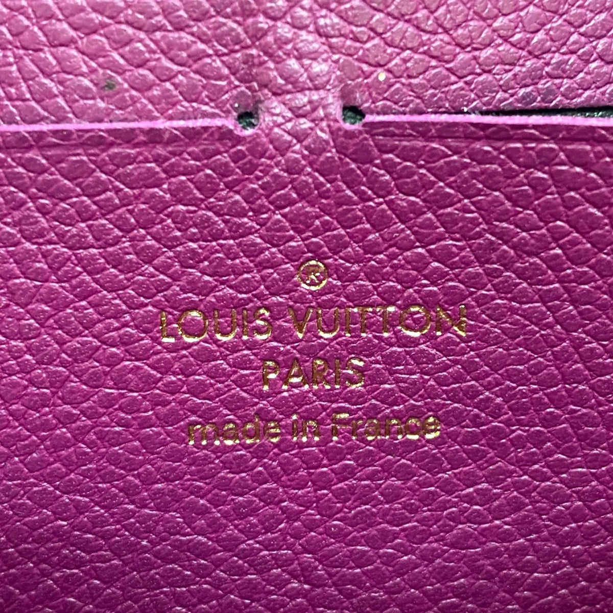 Louis Vuitton Purple Monogram Empreinte Long Wallet (Bi-Fold) (Pre-Owned)