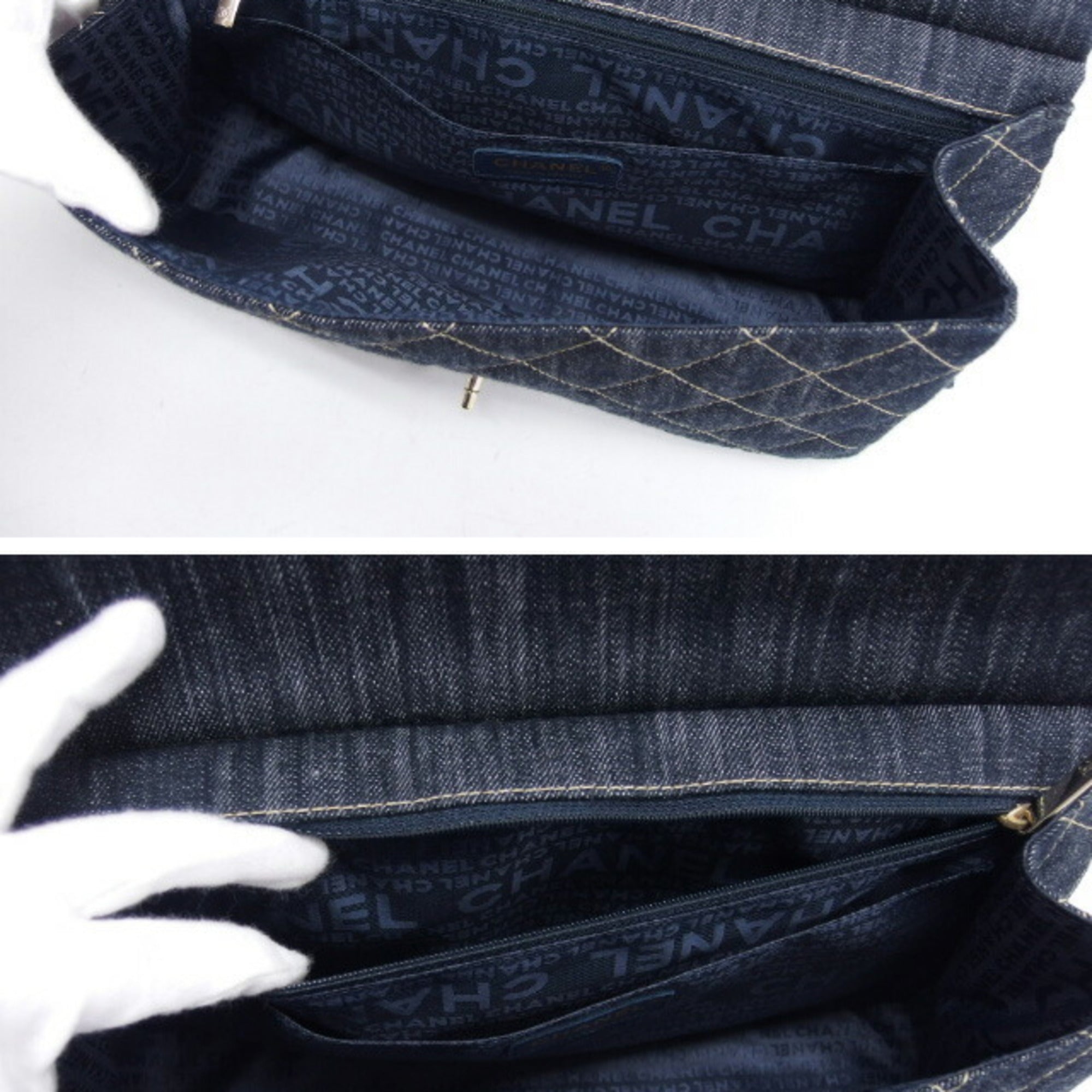 Chanel Denim Shoulder Bag (Pre-Owned)