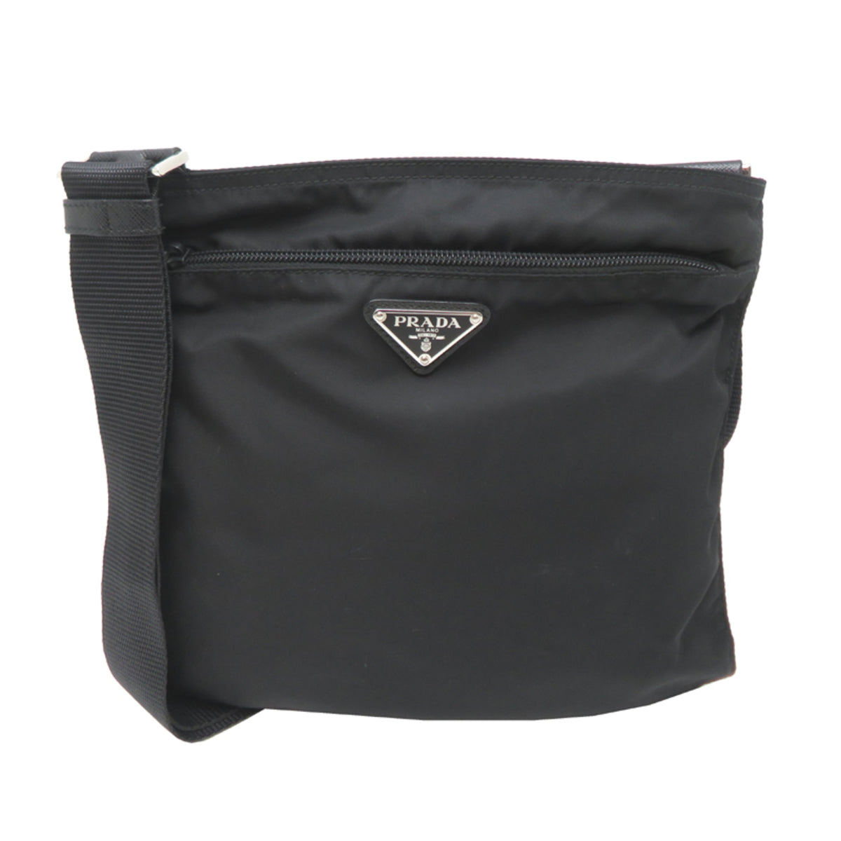 Prada Black Nylon Shoulder Bag (Pre-Owned)