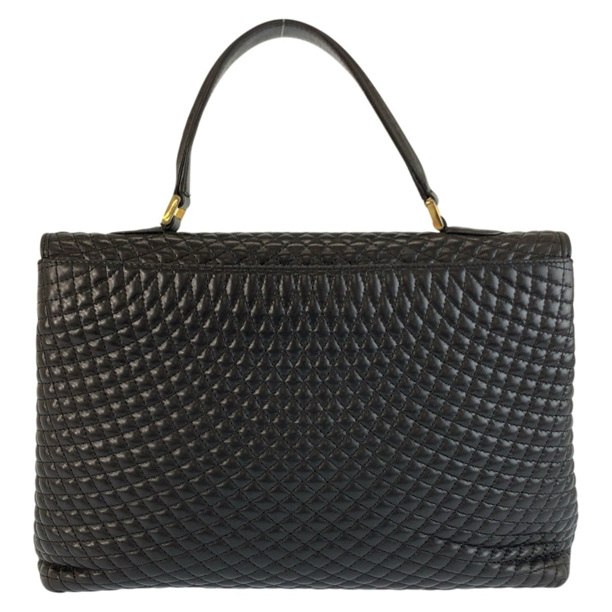 Bally Black Leather Handbag (Pre-Owned)