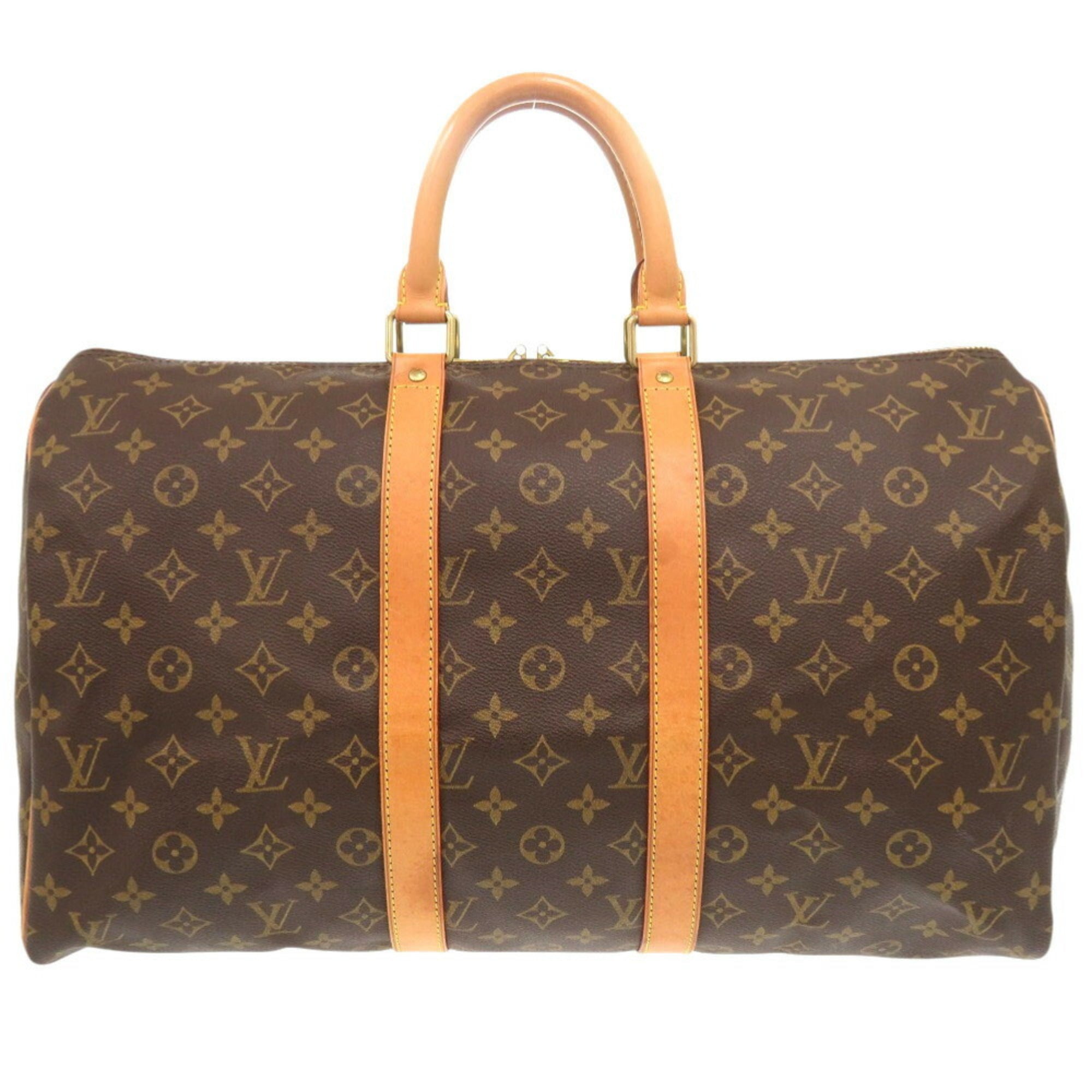 Louis Vuitton Brown Monogram Boston Bag (Pre-Owned)