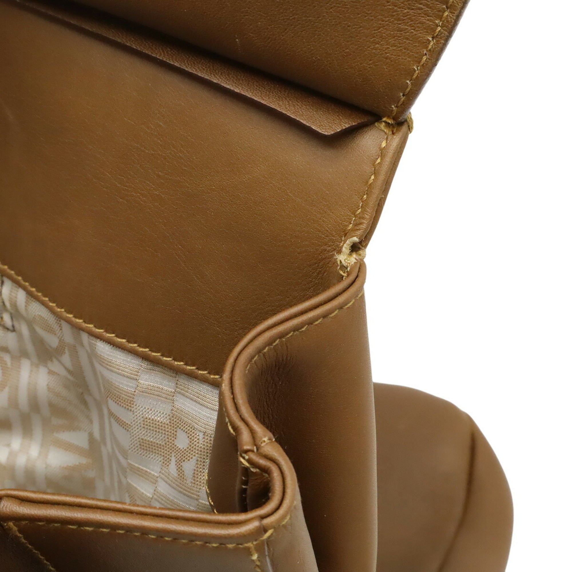 Salvatore Ferragamo Brown Leather Handbag Tote Bag (Pre-Owned)