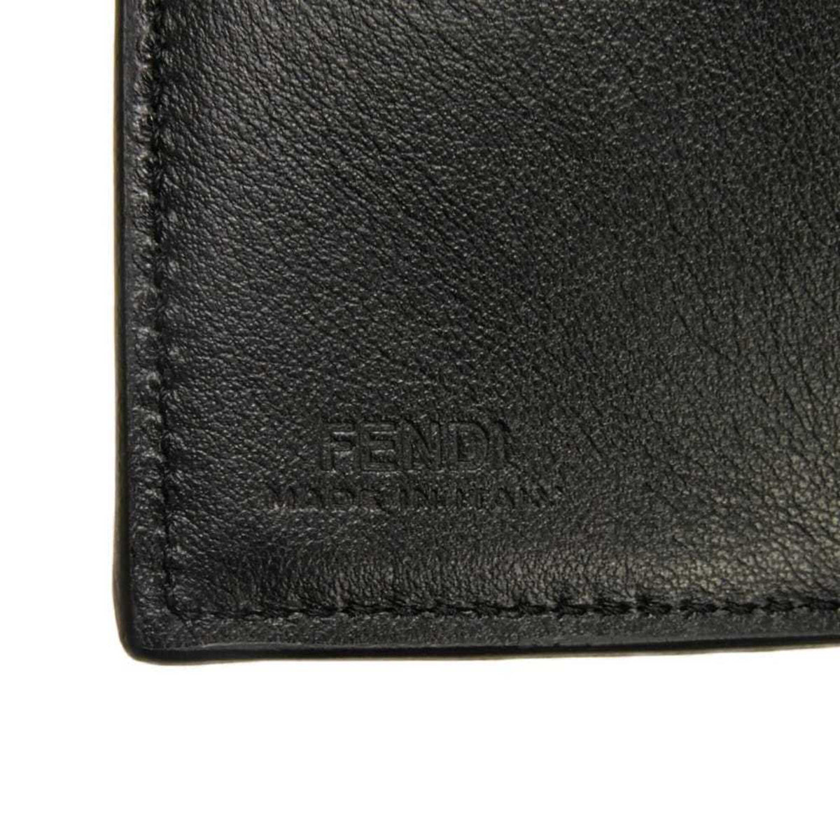 Fendi Black Gunmetal Wallet (Tri-Fold) (Pre-Owned)