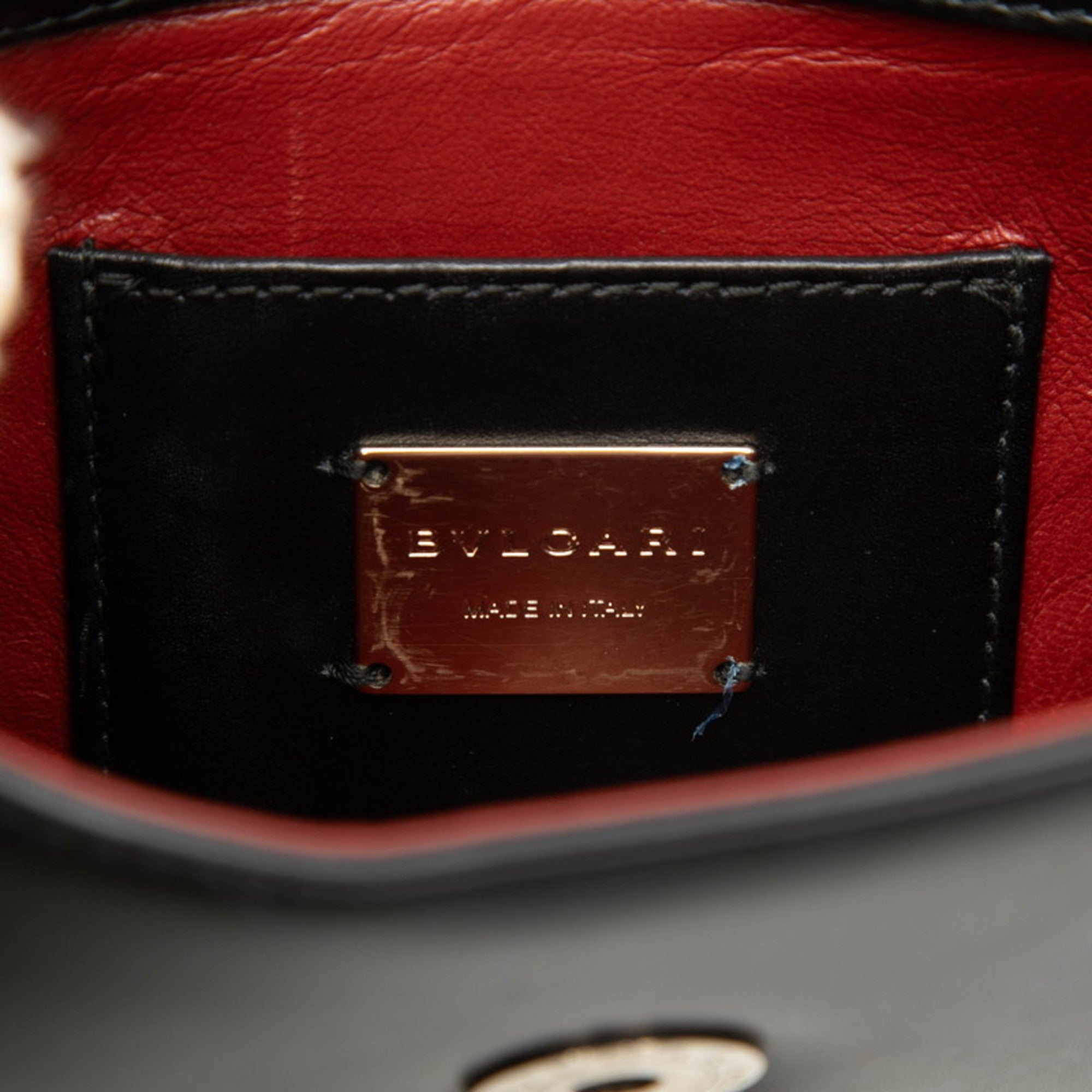 Bvlgari Black Leather Shoulder Bag (Pre-Owned)