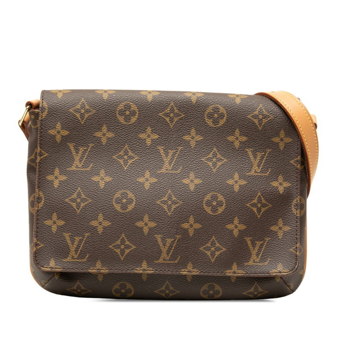 Louis Vuitton Brown Pvc Leather Shoulder Bag (Pre-Owned)