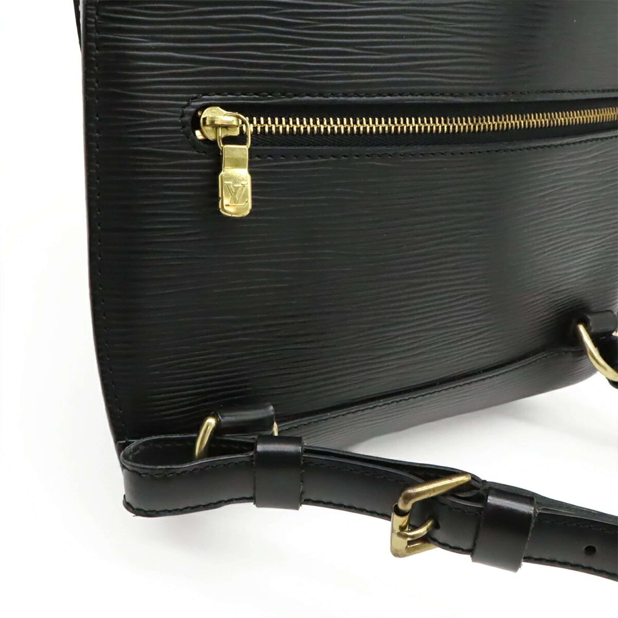 Louis Vuitton Epi Black Noir Epi Leather Backpack (Pre-Owned)