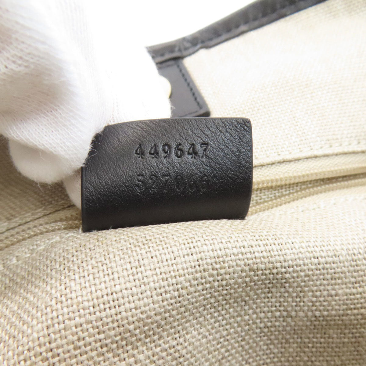 Gucci Black Leather Tote Bag (Pre-Owned)