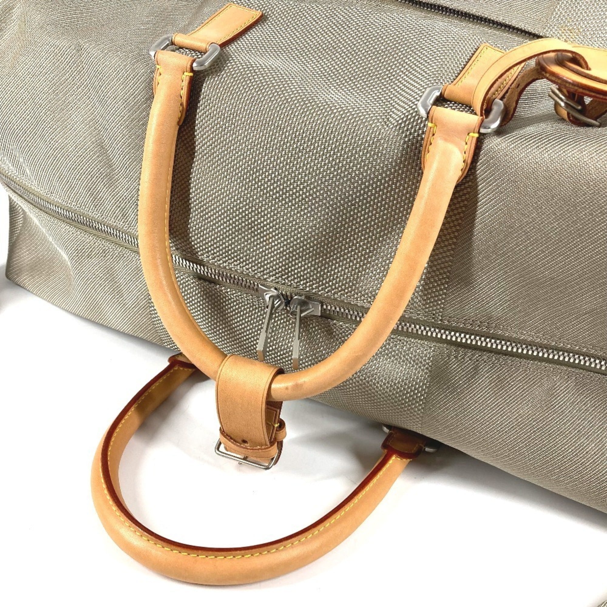Louis Vuitton Beige Sable Damier Geant Canvas Boston Bag Shoulder Bag (Pre-Owned)