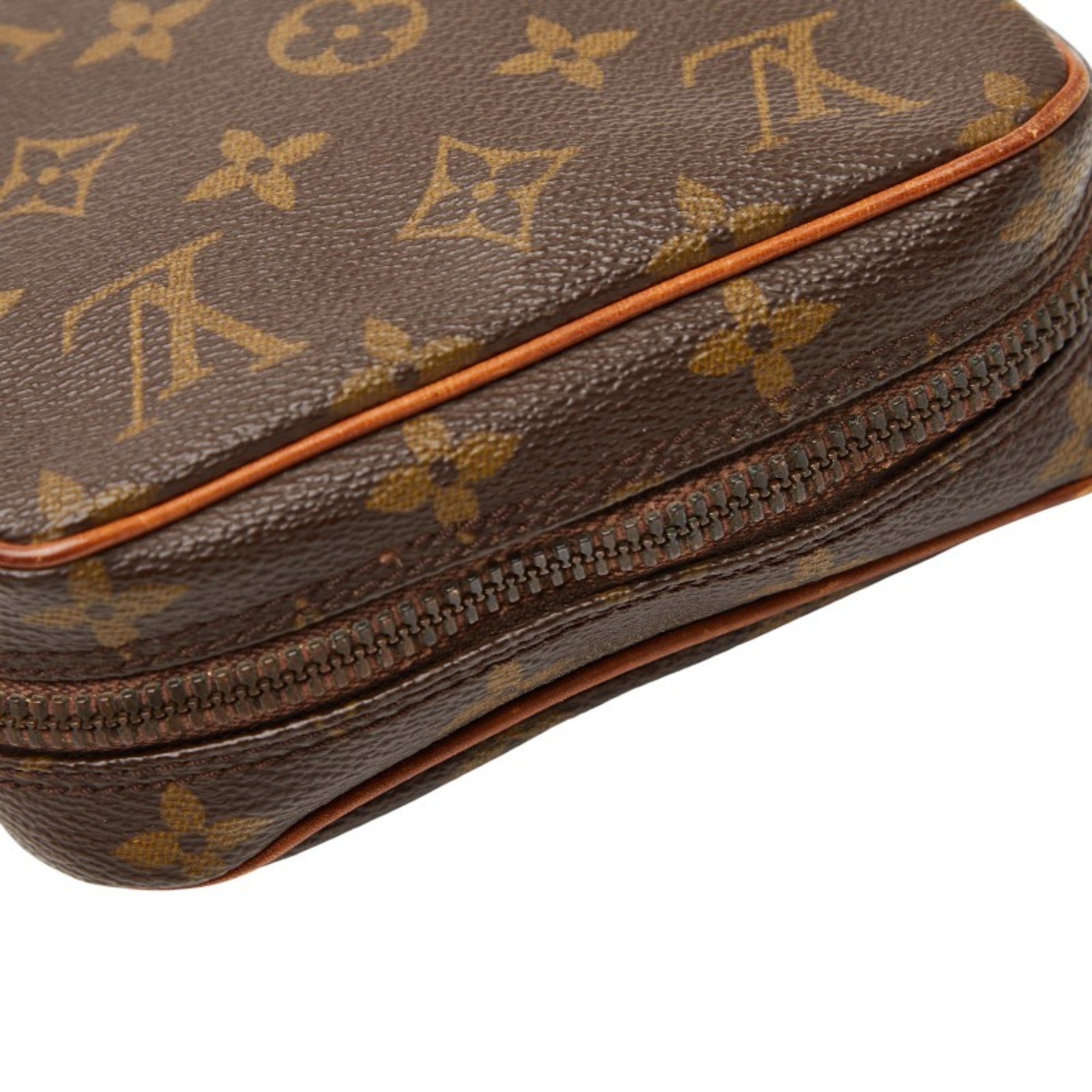 Louis Vuitton Brown Pvc Leather Shoulder Bag (Pre-Owned)